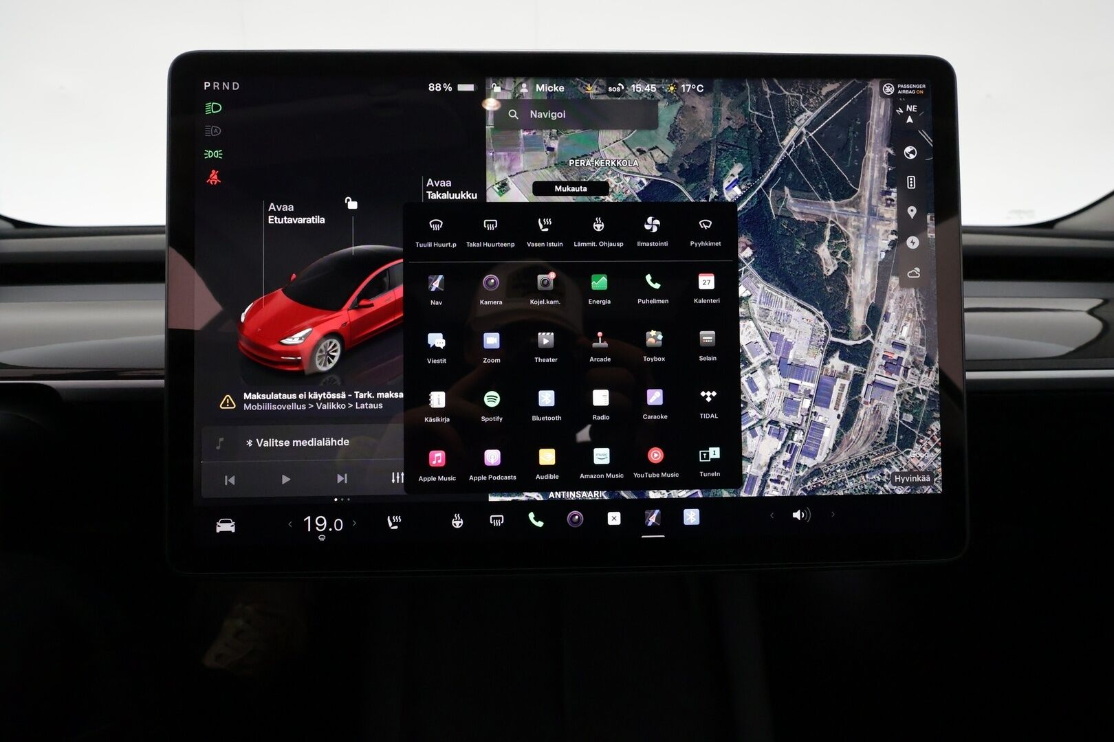 TESLA MODEL 3 2022 Performance *ILP / Lasikatto / ACC / Matrix-LED / Muistipenkki / Kamera / Nav / Kaistavahti / Premium Audio / Nahkaverhoilu / Keyless* - 3,99 % KORKOTARJOUS TÄHÄN AUTOON - ALV-vähennyskelpoinen / Siistikuntoinen / Koti- ja kauppakeskus laturit