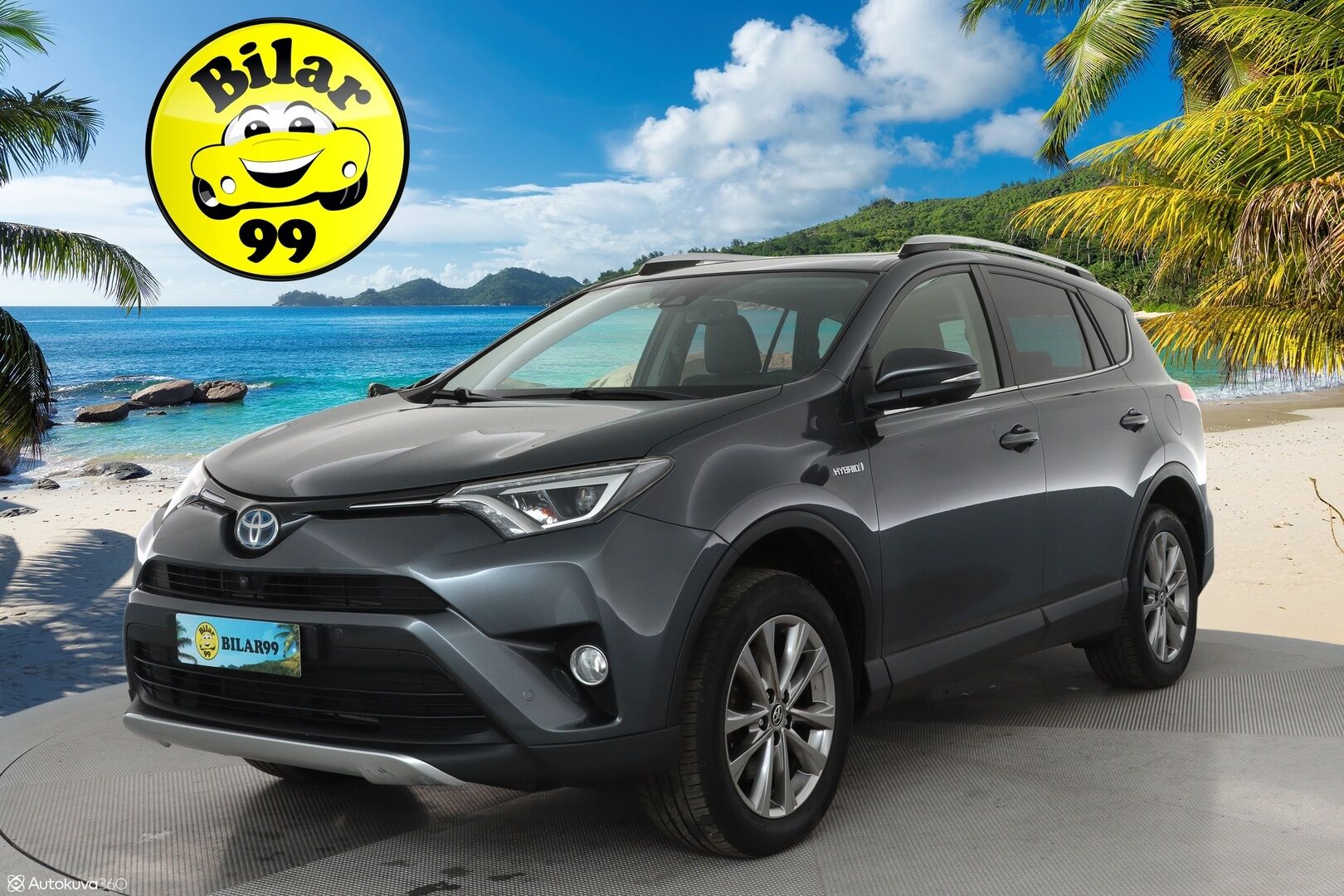 TOYOTA RAV4 2016 AWD 2.5 Hybrid Executive ** Adapt.vakkari / P.kamera / Kattoluukku / Nahkasisusta / Keyles / Navi