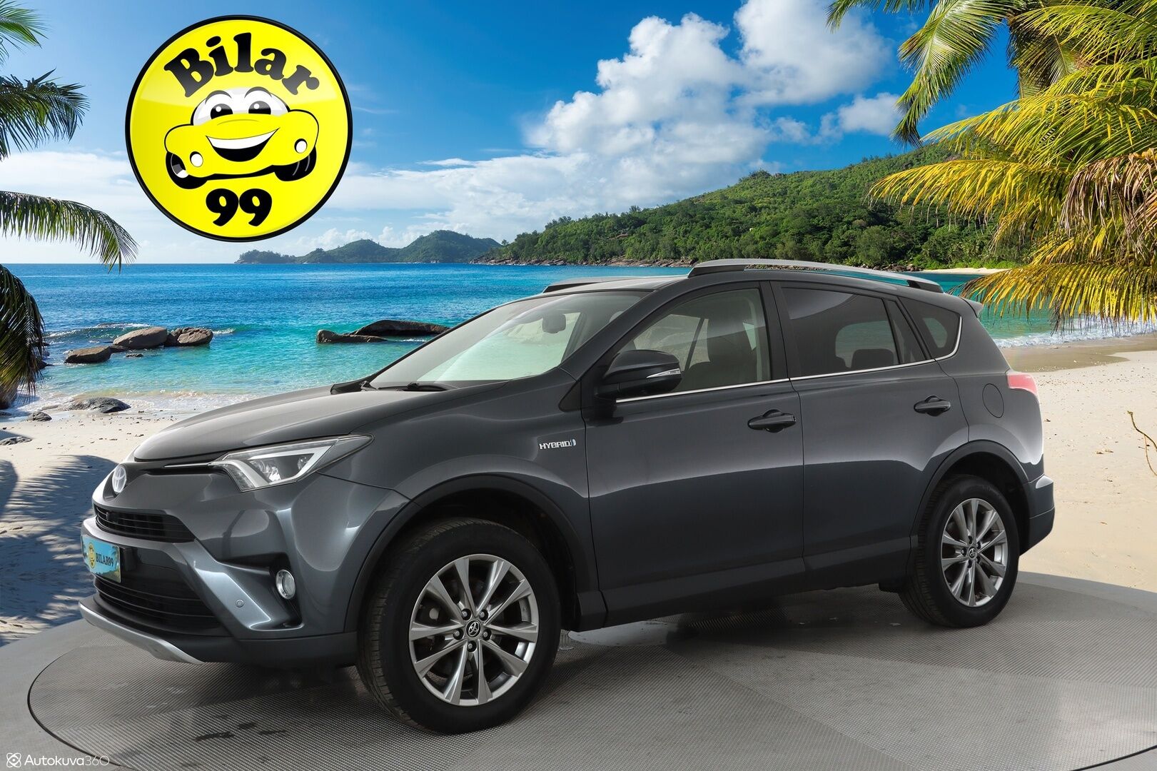 TOYOTA RAV4 2016 AWD 2.5 Hybrid Executive ** Adapt.vakkari / P.kamera / Kattoluukku / Nahkasisusta / Keyles / Navi