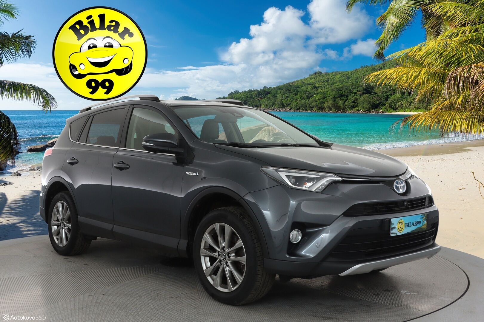 TOYOTA RAV4 2016 AWD 2.5 Hybrid Executive ** Adapt.vakkari / P.kamera / Kattoluukku / Nahkasisusta / Keyles / Navi
