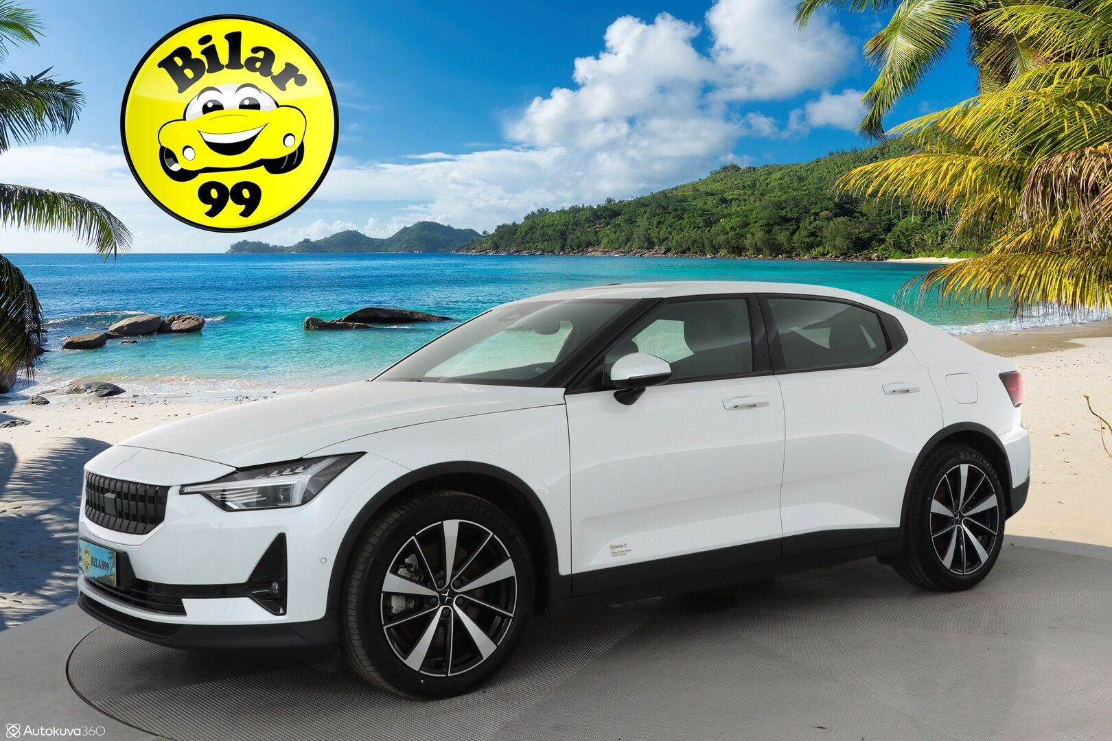 POLESTAR 2 2022 Standard Range Single Motor, 165kW, 64kWh ** Pilot & Plus / Lämpöpumppu / Panorama / H&K / 360 kamera / Pixel LED - 3,99 % KORKOTARJOUS TÄHÄN AUTOON - Akku kuntotarkastettu / Muistipenkki / Apple&Android / Keyless / Sporttipenkit