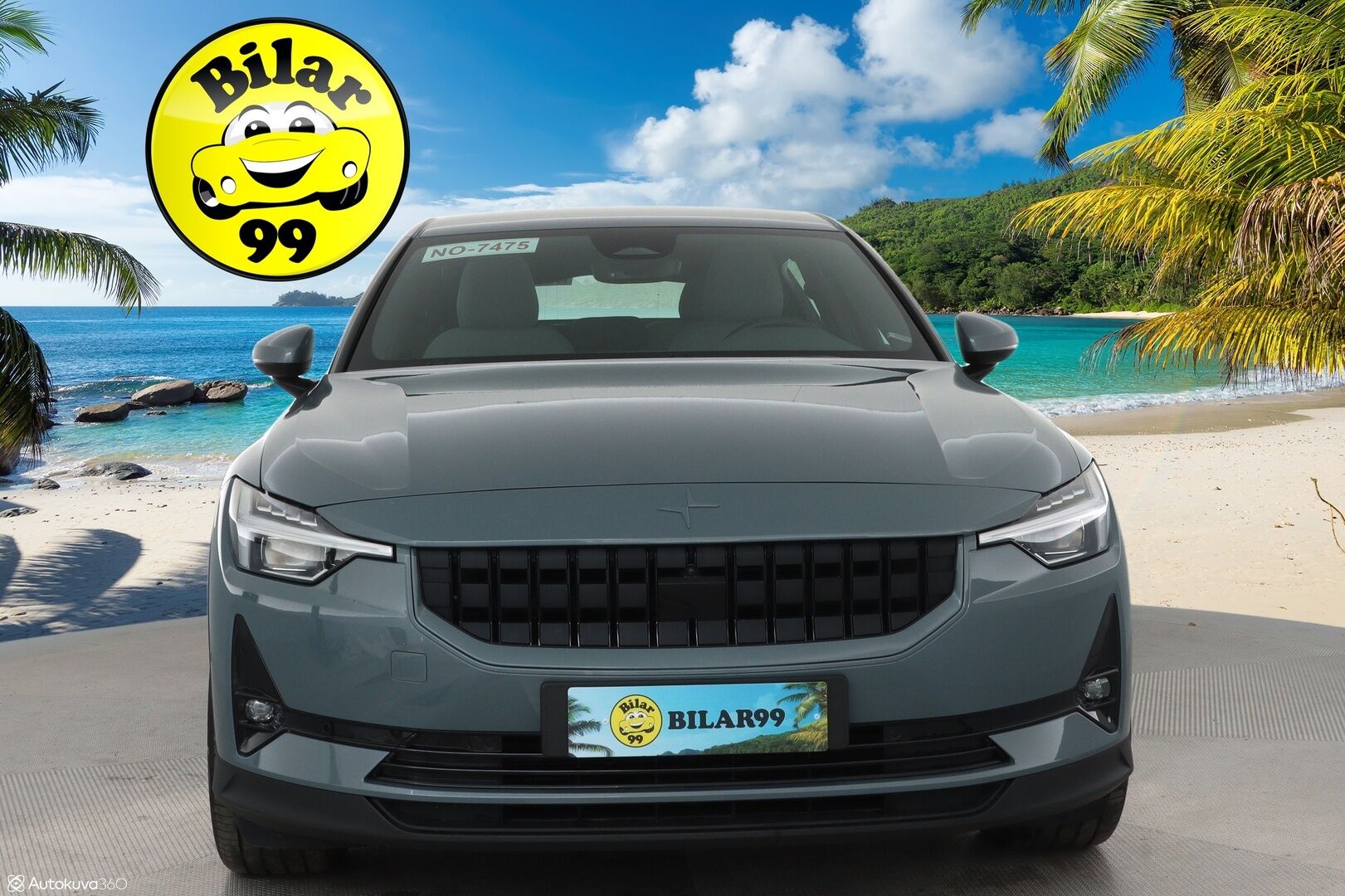 POLESTAR 2 2022 Long Range Single Motor, 78kWh - 3,99 % KORKOTARJOUS TÄHÄN AUTOON - 31.5. ASTI! - Vetokoukku / Pilot / Pixel LED / 360-Kamera / Adapt.Vakkari / Google Maps / Kahdet renkaat aluvantein / Akku kuntotarkistettu!