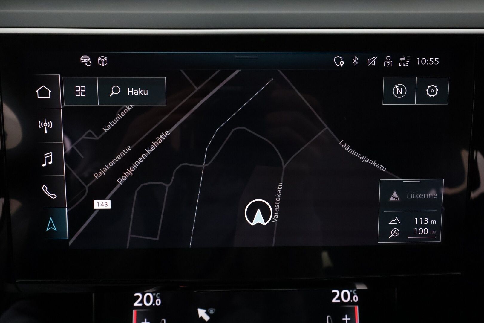 AUDI E-TRON 2021 Advanced 55 quattro **Adapt. vakkari / Navi / Ilma-alusta / Muistipenkki / P.kamera / Kaistavahti** - 3,99 % KORKOTARJOUS TÄHÄN AUTOON - Akku kuntotarkistettu!