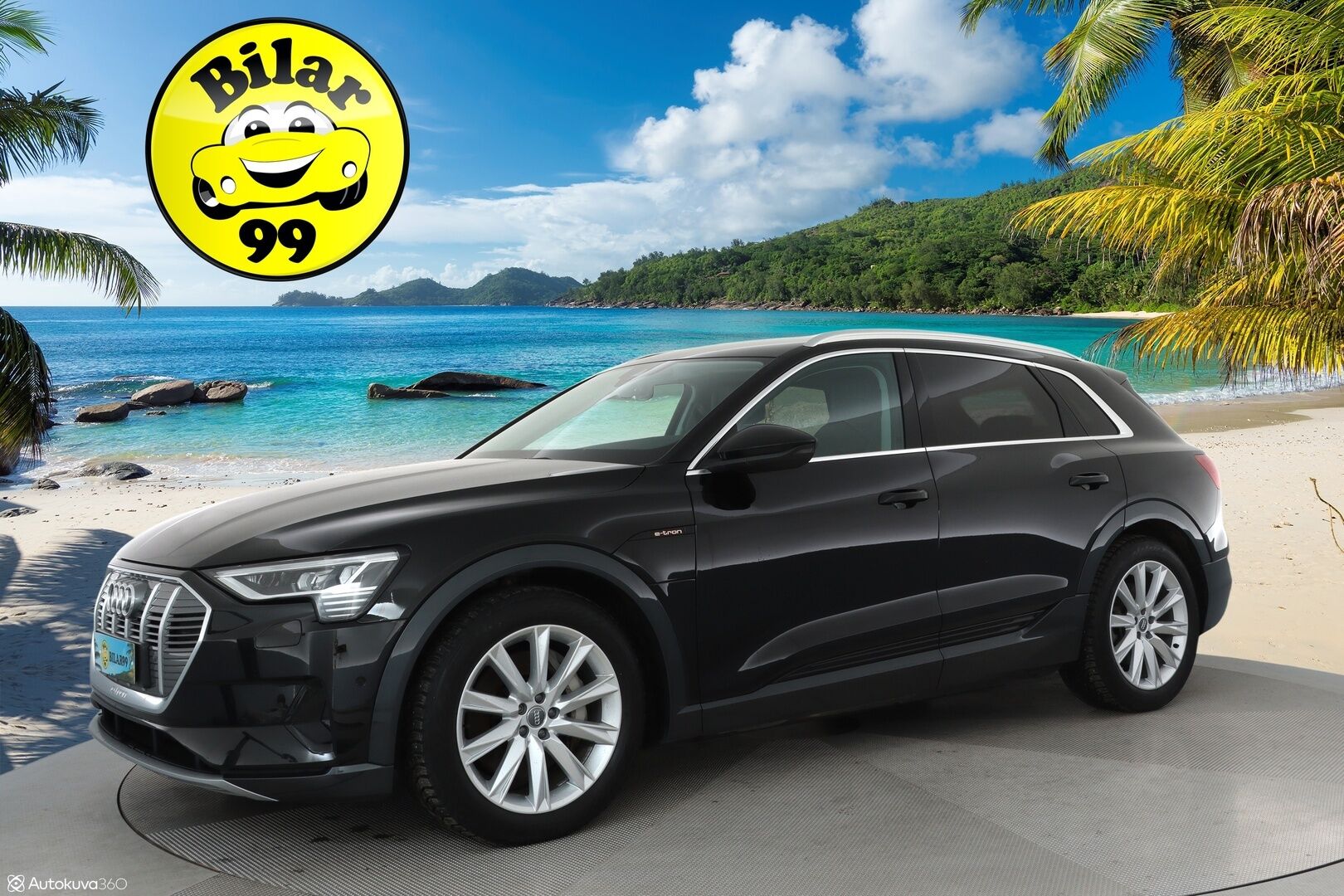 AUDI E-TRON 2021 Advanced 55 quattro **Adapt. vakkari / Navi / Ilma-alusta / Muistipenkki / P.kamera / Kaistavahti** - 3,99 % KORKOTARJOUS TÄHÄN AUTOON - Akku kuntotarkistettu!