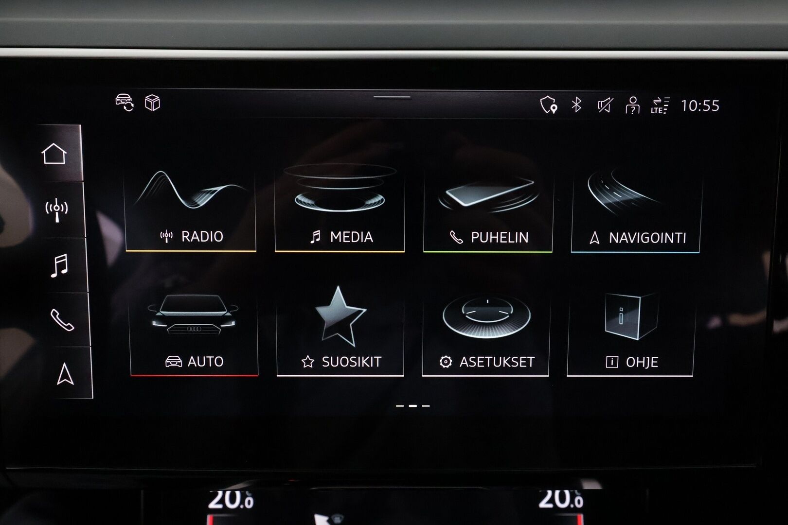 AUDI E-TRON 2021 Advanced 55 quattro **Adapt. vakkari / Navi / Ilma-alusta / Muistipenkki / P.kamera / Kaistavahti** - 3,99 % KORKOTARJOUS TÄHÄN AUTOON - Akku kuntotarkistettu!