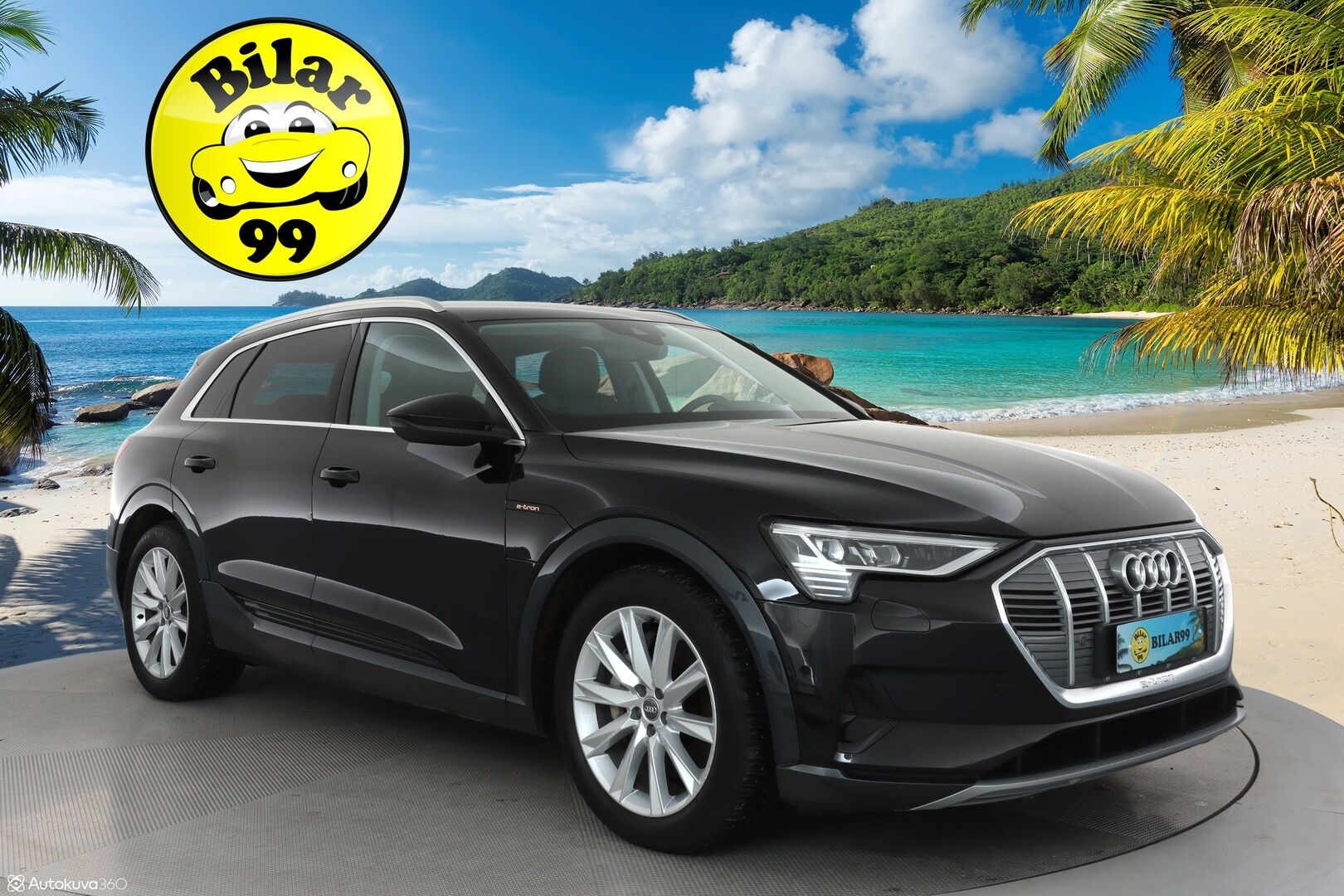 AUDI E-TRON 2021 Advanced 55 quattro **Adapt. vakkari / Navi / Ilma-alusta / Muistipenkki / P.kamera / Kaistavahti** - 3,99 % KORKOTARJOUS TÄHÄN AUTOON - Akku kuntotarkistettu!