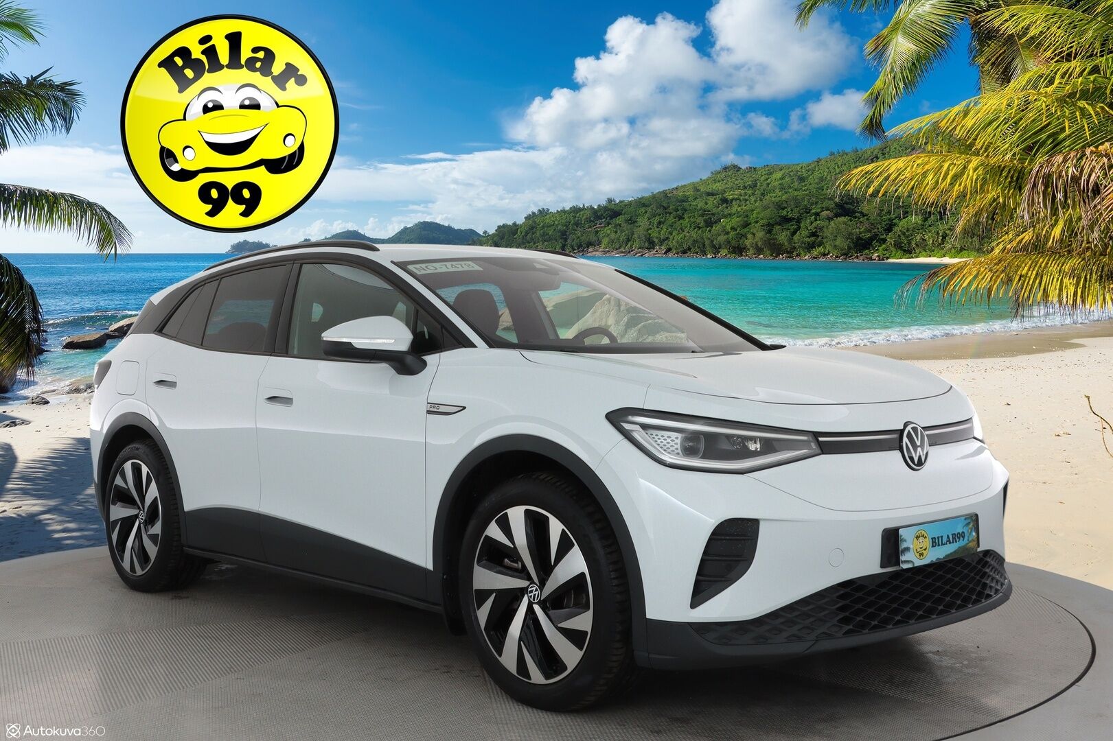 VOLKSWAGEN ID.4 2021 Pro Performance 150 kW, akku 77 kWh **Lämpöpumppu / Matrix LED / Adapt.Vakkari / Peruutuskamera / Vetokoukku** - Akku kuntotarkistettu! / Nahka-Alcantara / Navi / Huippuvarusteet!