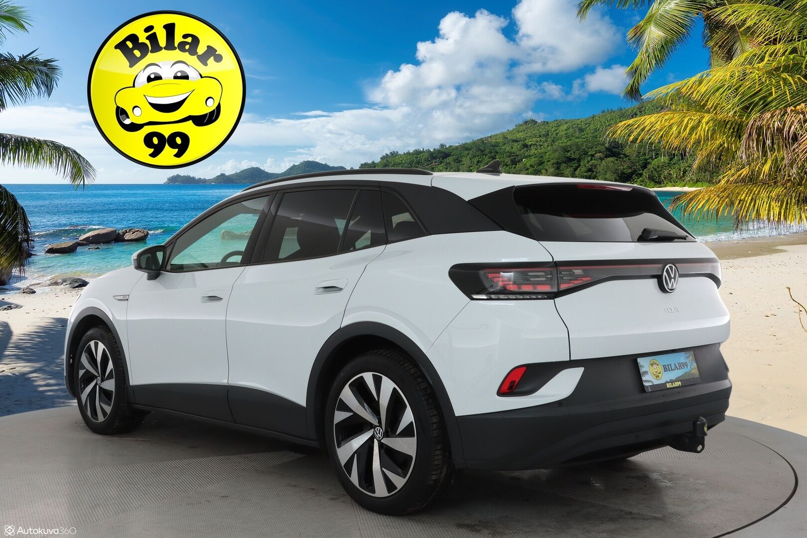 VOLKSWAGEN ID.4 2021 Pro Performance 150 kW, akku 77 kWh *Lämpöpumppu / Matrix LED / Adapt.Vakkari / Peruutuskamera / Vetokoukku * - Akku kuntotarkistettu! / Nahka-Alcantara / Navi / Huippuvarusteet!