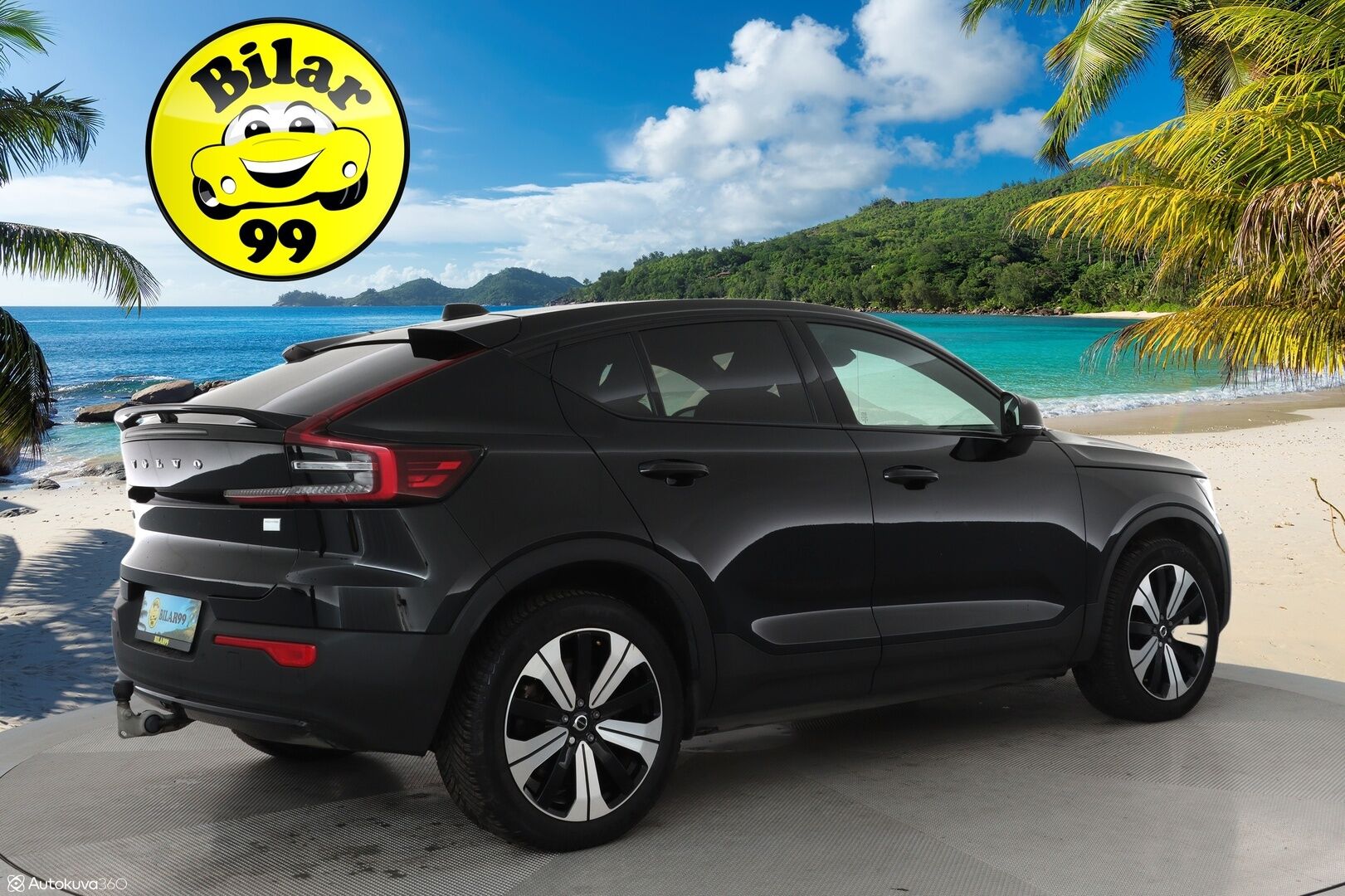 Volvo C40 2023 Recharge Single Plus aut - 3,99 % KORKOTARJOUS TÄHÄN AUTOON - 31.5. ASTI! - Lämpöpumppu / Adapt.Vakkari / Lasikatto / Peruutuskamera / Vetokoukku / Nahka-Alcantara / Adapt.LED / Merkkihuollot / Akku tarkastettu!