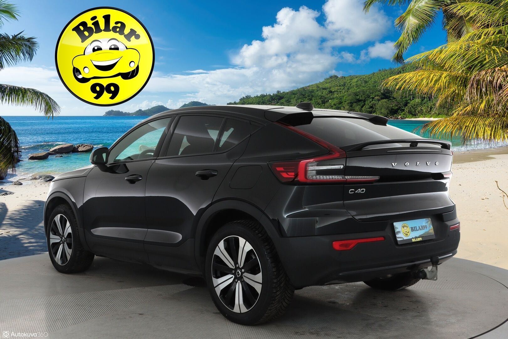 Volvo C40 2023 Recharge Single Plus aut - 3,99 % KORKOTARJOUS TÄHÄN AUTOON - 31.5. ASTI! - Lämpöpumppu / Adapt.Vakkari / Lasikatto / Peruutuskamera / Vetokoukku / Nahka-Alcantara / Adapt.LED / Merkkihuollot / Akku tarkastettu!