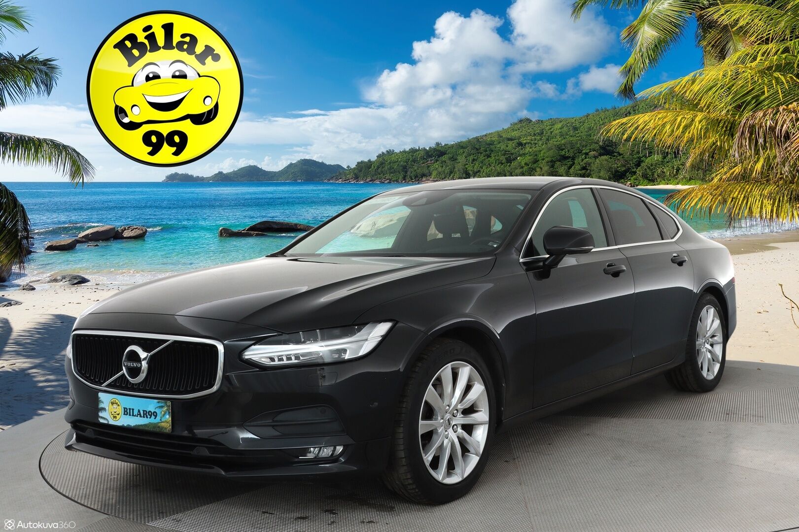 Volvo S90 2018 D4 AWD Geatronic Momentum Advanced **Webasto / Koukku / Full LED / Adapt.vakkari / Puolinahat** - 3,99 % KORKOTARJOUS TÄHÄN AUTOON - 31.5. ASTI! - Merkkihuollettu / Keyless / VOC