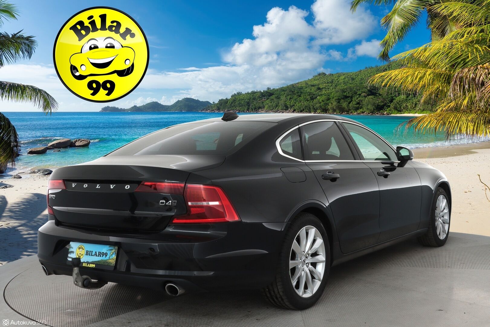 Volvo S90 2018 D4 AWD Geatronic Momentum Advanced **Webasto / Koukku / Full LED / Adapt.vakkari / Puolinahat** - 3,99 % KORKOTARJOUS TÄHÄN AUTOON - 31.5. ASTI! - Merkkihuollettu / Keyless / VOC