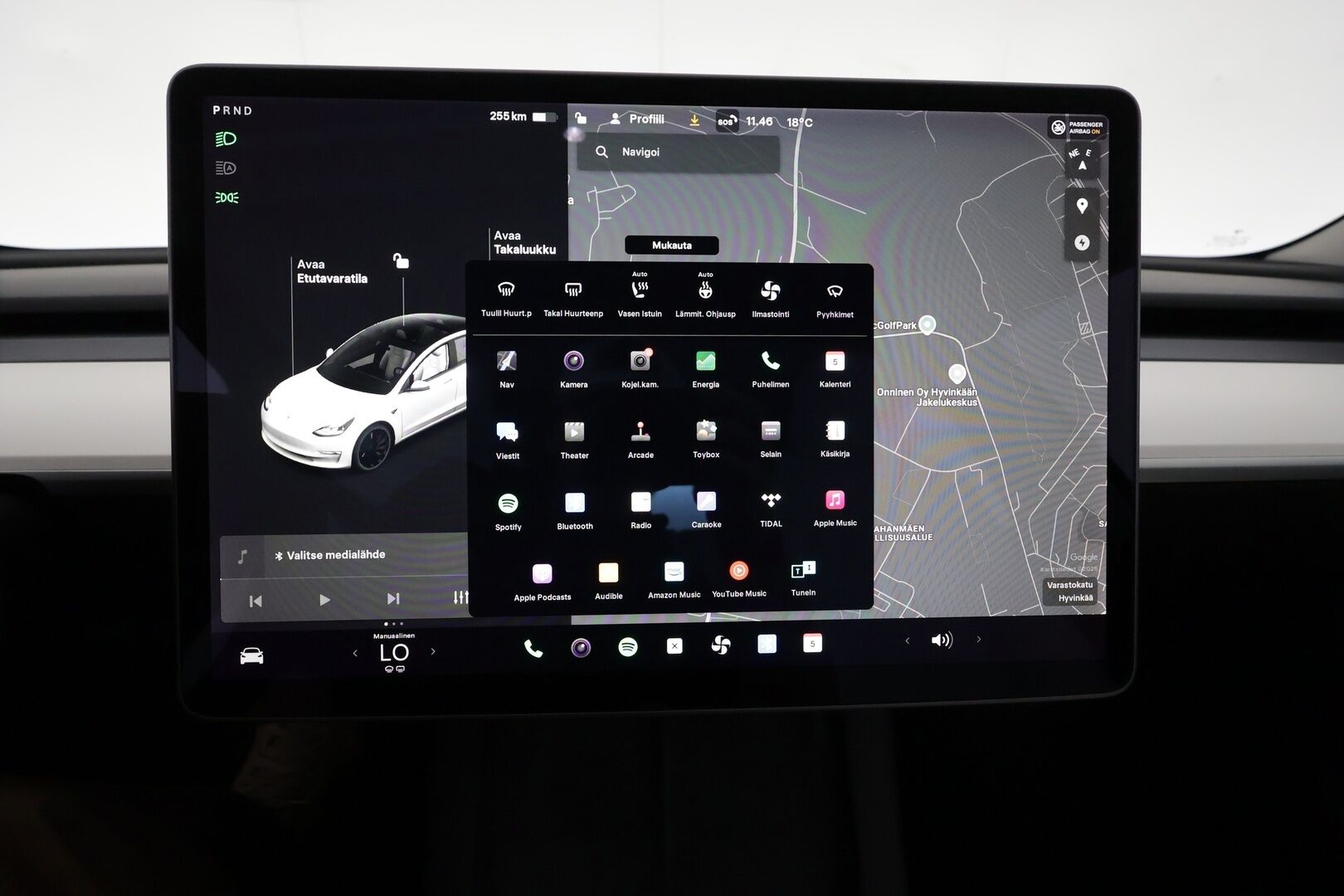 TESLA MODEL 3 2021 Performance Dual Motor ** Lasikatto / Lämpöpumppu / Adapt.Vakkari / LED-valot / P.Kamera / Premium Audio / Keyless ** - 2x Renkaat / Akku Kuntotarkistettu! 