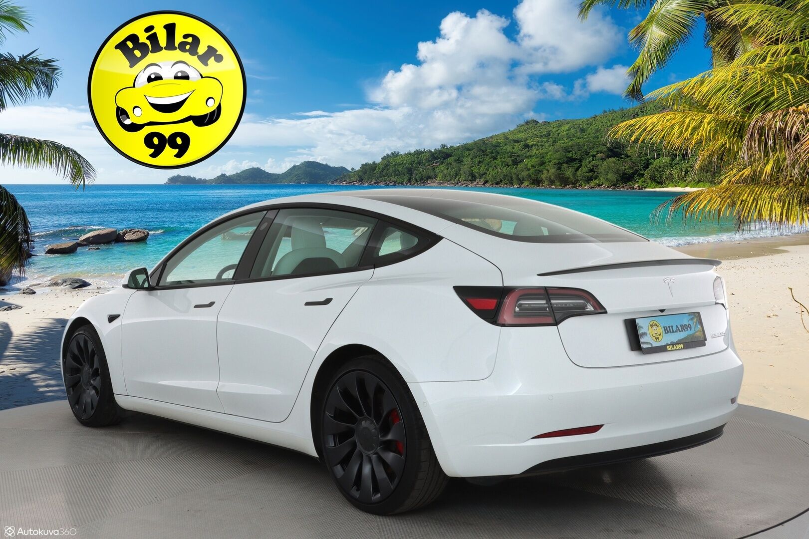 TESLA MODEL 3 2021 Performance Dual Motor ** Lasikatto / Lämpöpumppu / Adapt.Vakkari / LED-valot / P.Kamera / Premium Audio / Keyless ** - 2x Renkaat / Akku Kuntotarkistettu! 