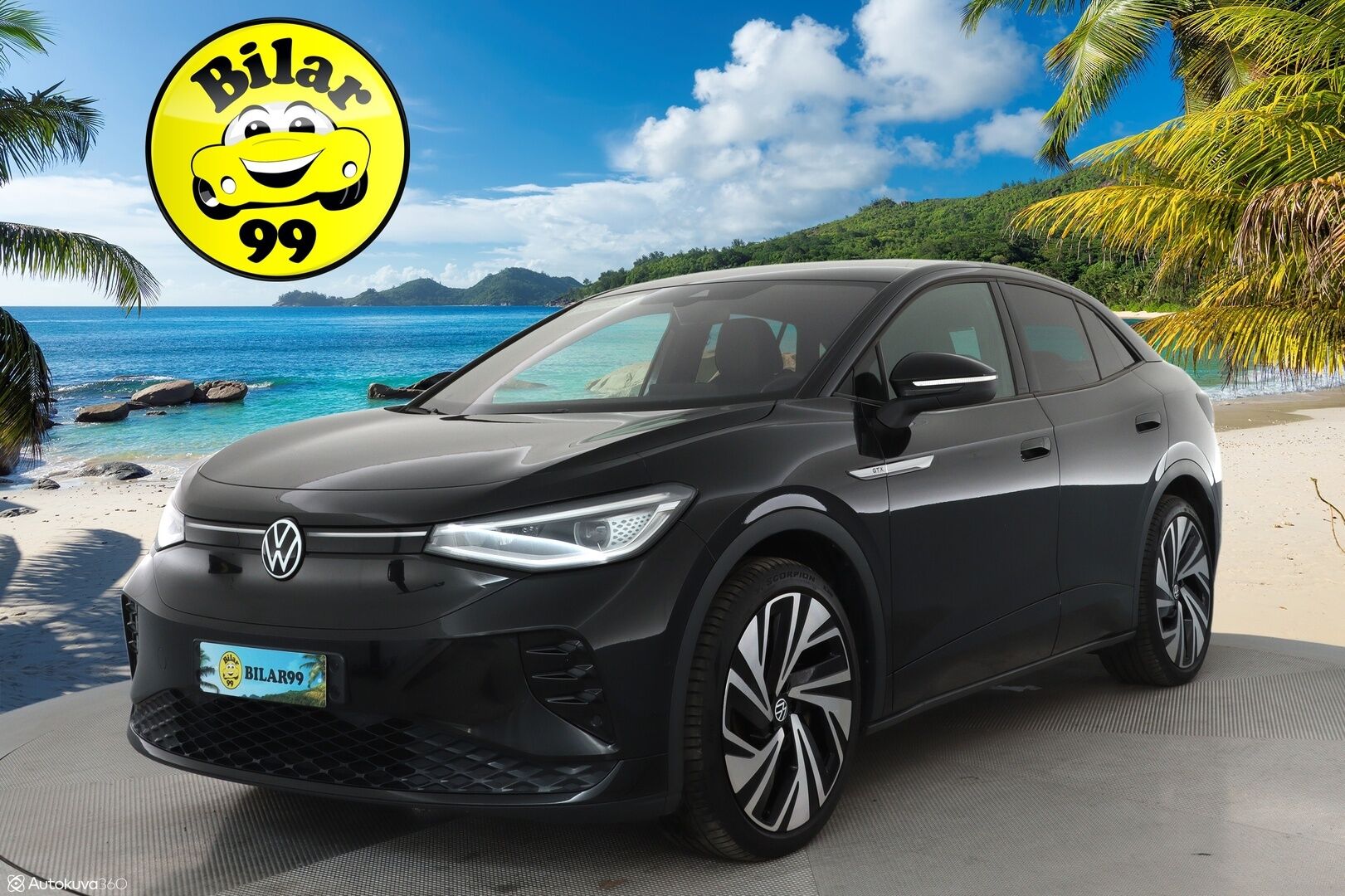 VOLKSWAGEN ID.5 2022 GTX Dual Motor AWD 77kWh **Lämpöpumppu / Vetokoukku / Adapt. vakkari / Matrix / P.kamera / Kahdet renkaat** - 3,99 % KORKOTARJOUS TÄHÄN AUTOON - Akku kuntotarkastettu / Todella siisti!