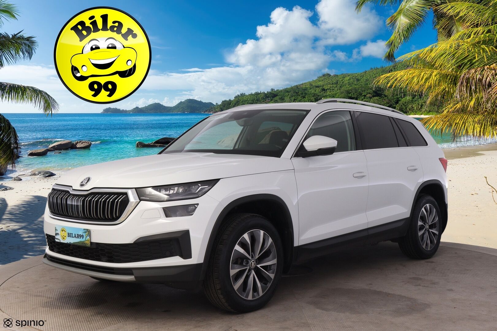 SKODA KODIAQ 2022 2.0TDI 4x4 200 Style DSG Autom. ** Webasto / Koukku / Adapt.Vakkari / Matrix-LED / P.Kamera / Canton / KeylessGO ** - Juuri huollettu / Tehokkaampi kone / Huippuvarusteet / Digimittari / Nahkasisusta / 2x hyvät renkaat vanteilla /