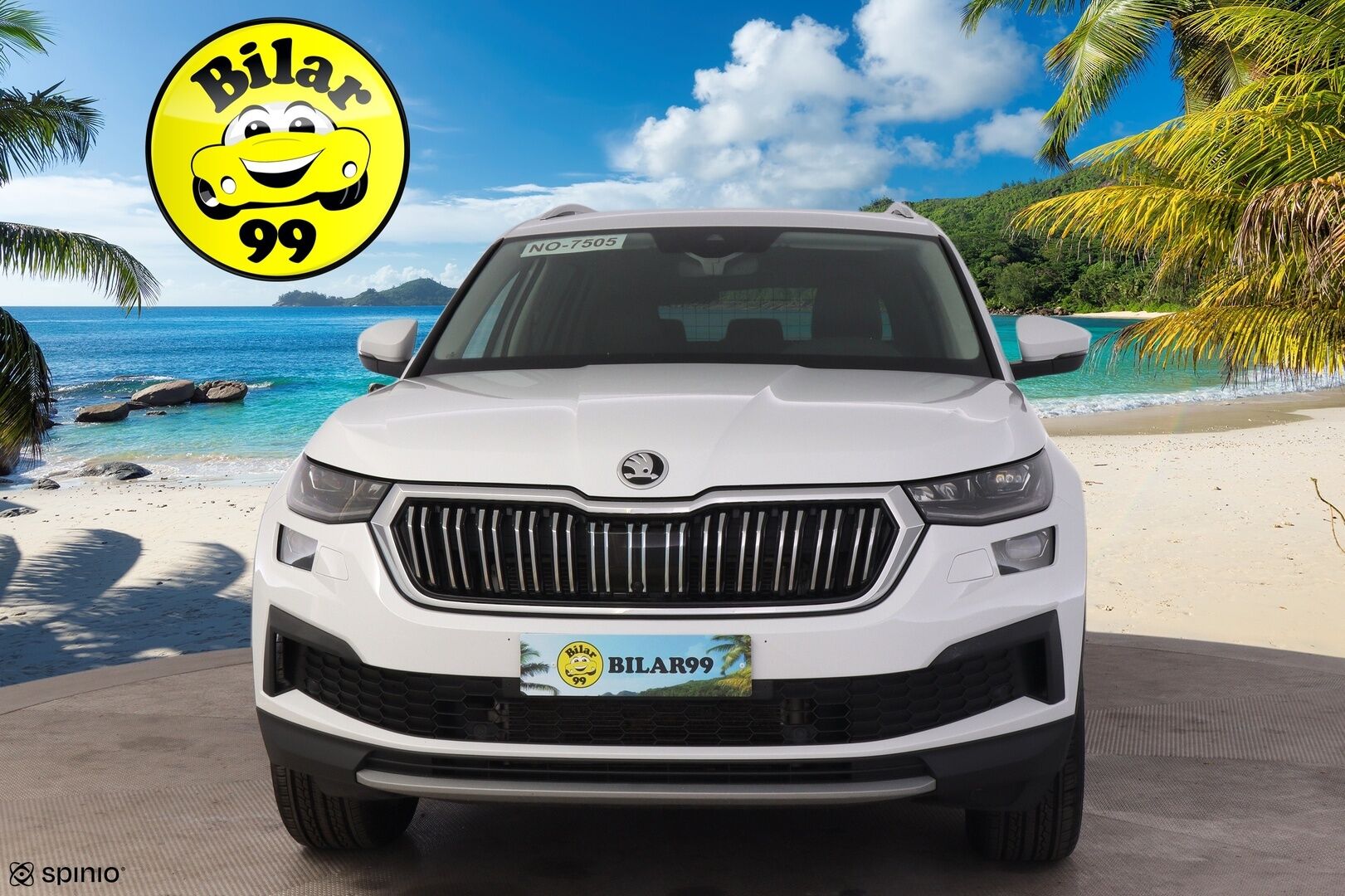 SKODA KODIAQ 2022 2.0TDI 4x4 200 Style DSG Autom. ** Webasto / Koukku / Adapt.Vakkari / Matrix-LED / P.Kamera / Canton / KeylessGO ** - Juuri huollettu / Tehokkaampi kone / Huippuvarusteet / Digimittari / Nahkasisusta / 2x hyvät renkaat vanteilla /