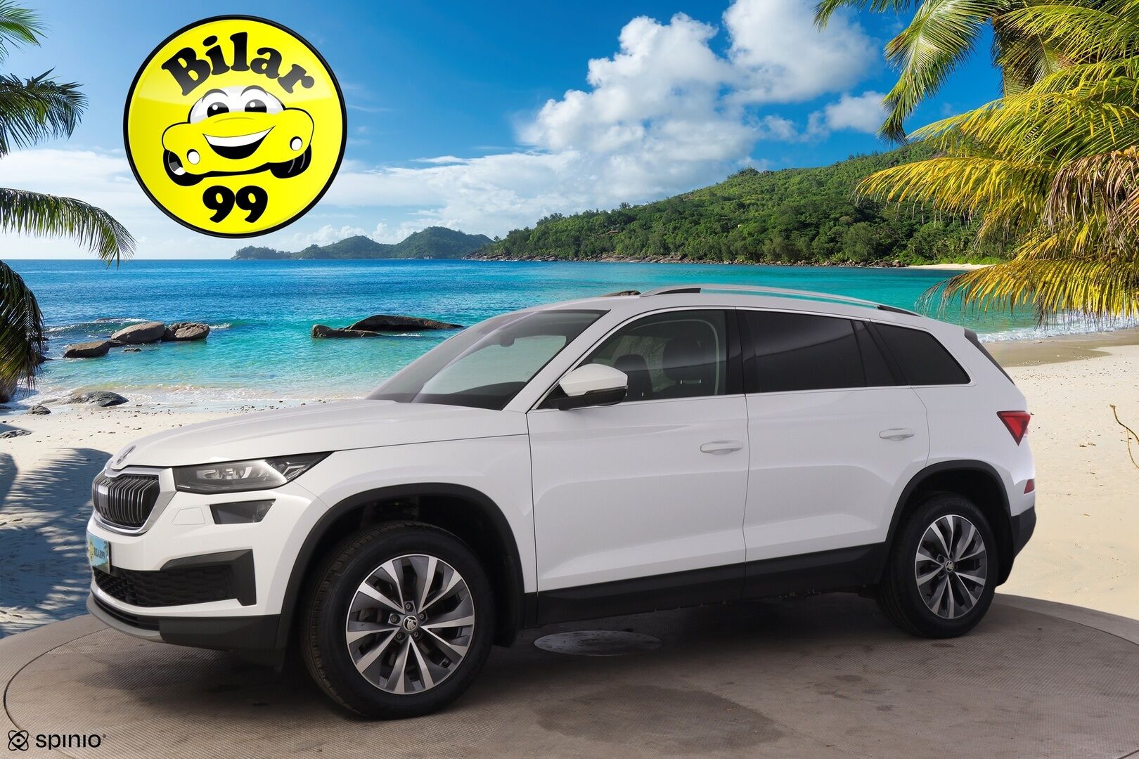 SKODA KODIAQ 2022 2.0TDI 4x4 200 Style DSG Autom. ** Webasto / Koukku / Adapt.Vakkari / Matrix-LED / P.Kamera / Canton / KeylessGO ** - Juuri huollettu / Tehokkaampi kone / Huippuvarusteet / Digimittari / Nahkasisusta / 2x hyvät renkaat vanteilla /