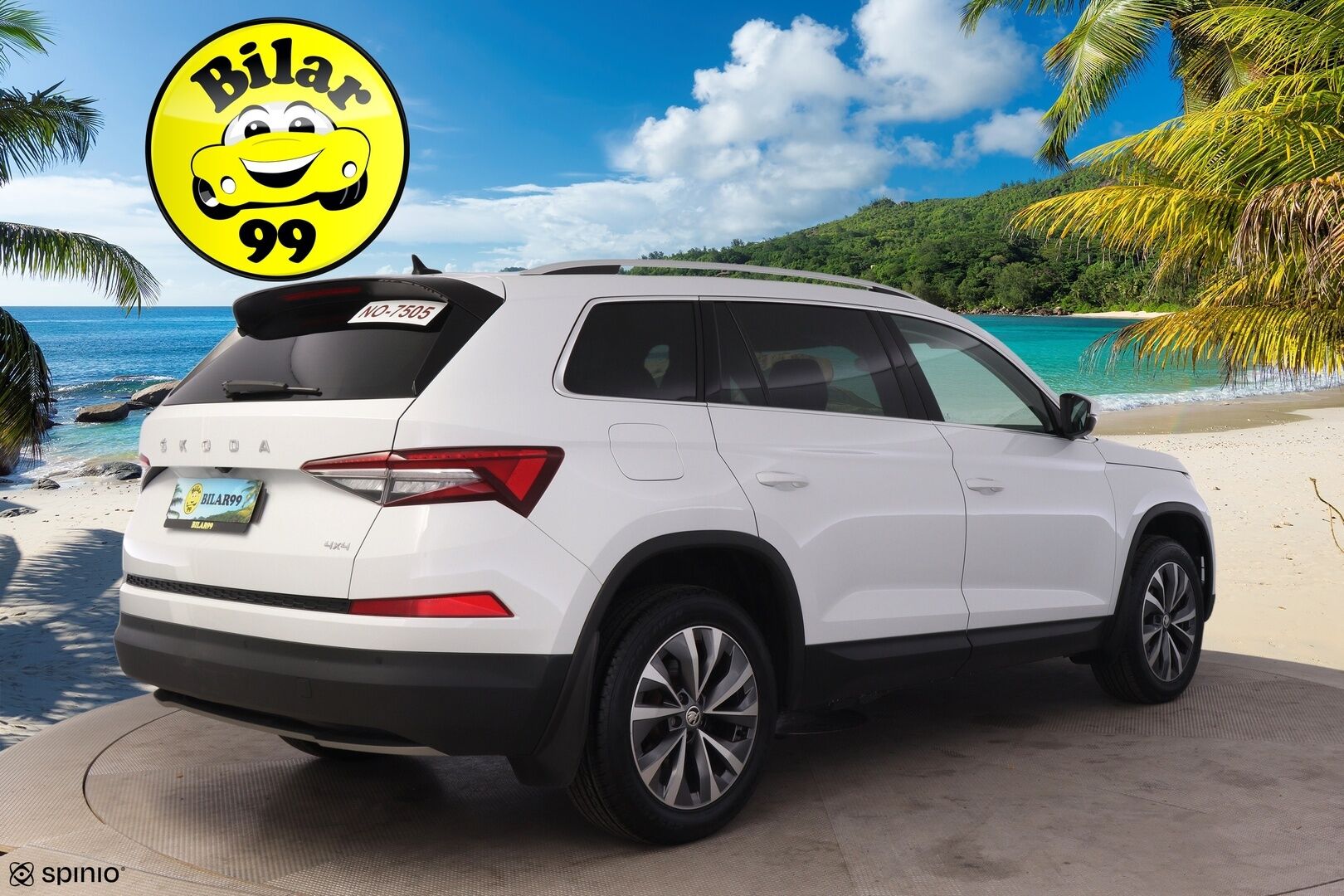 SKODA KODIAQ 2022 2.0TDI 4x4 200 Style DSG Autom. ** Webasto / Koukku / Adapt.Vakkari / Matrix-LED / P.Kamera / Canton / KeylessGO ** - Juuri huollettu / Tehokkaampi kone / Huippuvarusteet / Digimittari / Nahkasisusta / 2x hyvät renkaat vanteilla /