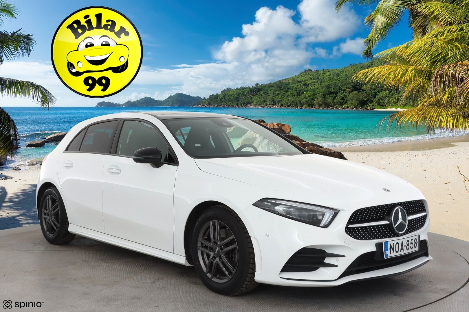 Mercedes-Benz A 2022 200 d 4MATIC A Business AMG * Webasto / Panorama / Muistipenkit / Multibeam / Koukkku / Keyless / P.kamera / Widescreen * - Kahdet renkaat aluvanteilla / Merkkihuollettu / Huippuvarusteet