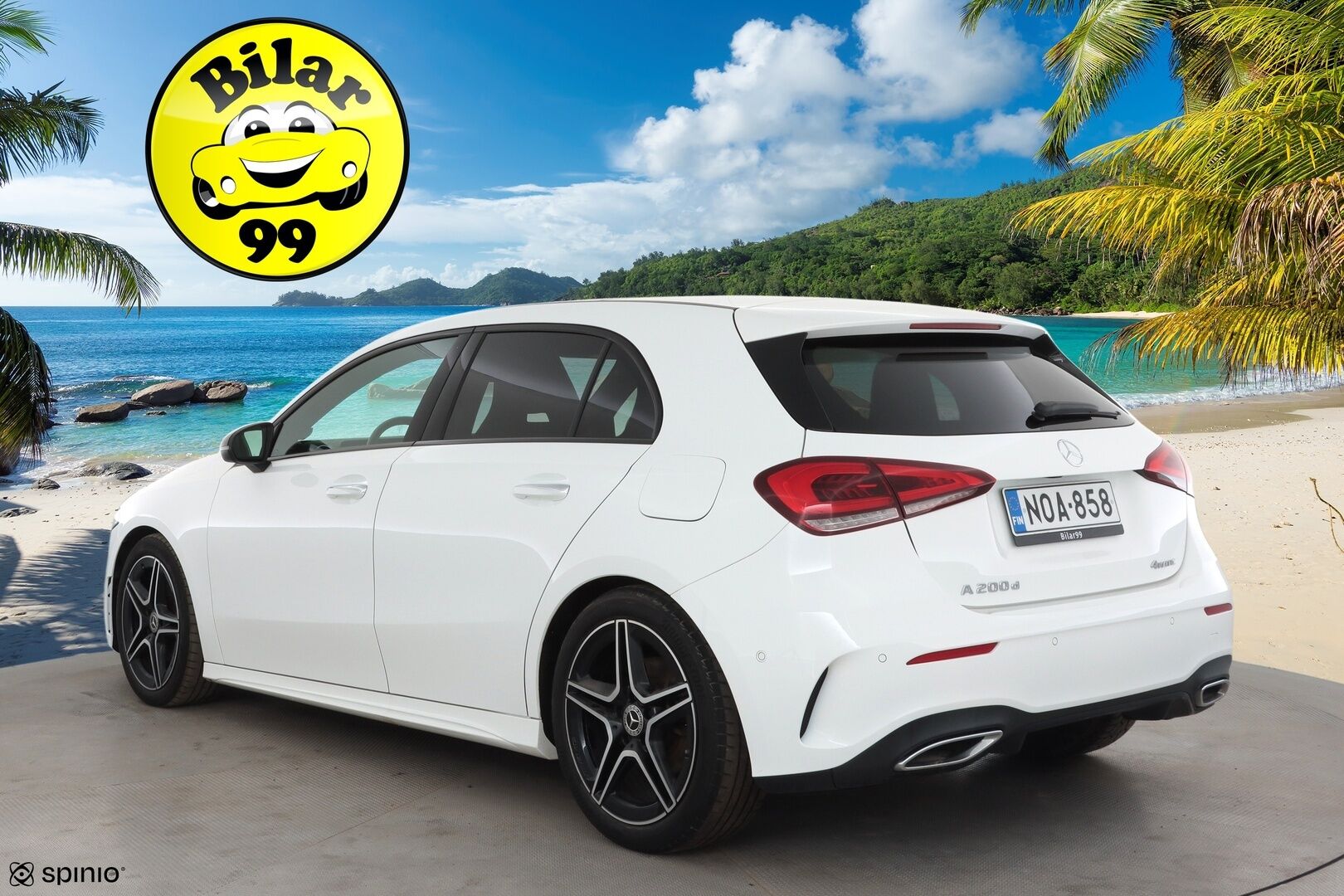 Mercedes-Benz A 2022 200 d 4MATIC A Business AMG * Webasto / Panorama / Muistipenkit / Multibeam / Koukkku / Keyless / P.kamera / Widescreen * - Kahdet renkaat aluvanteilla / Merkkihuollettu / Huippuvarusteet