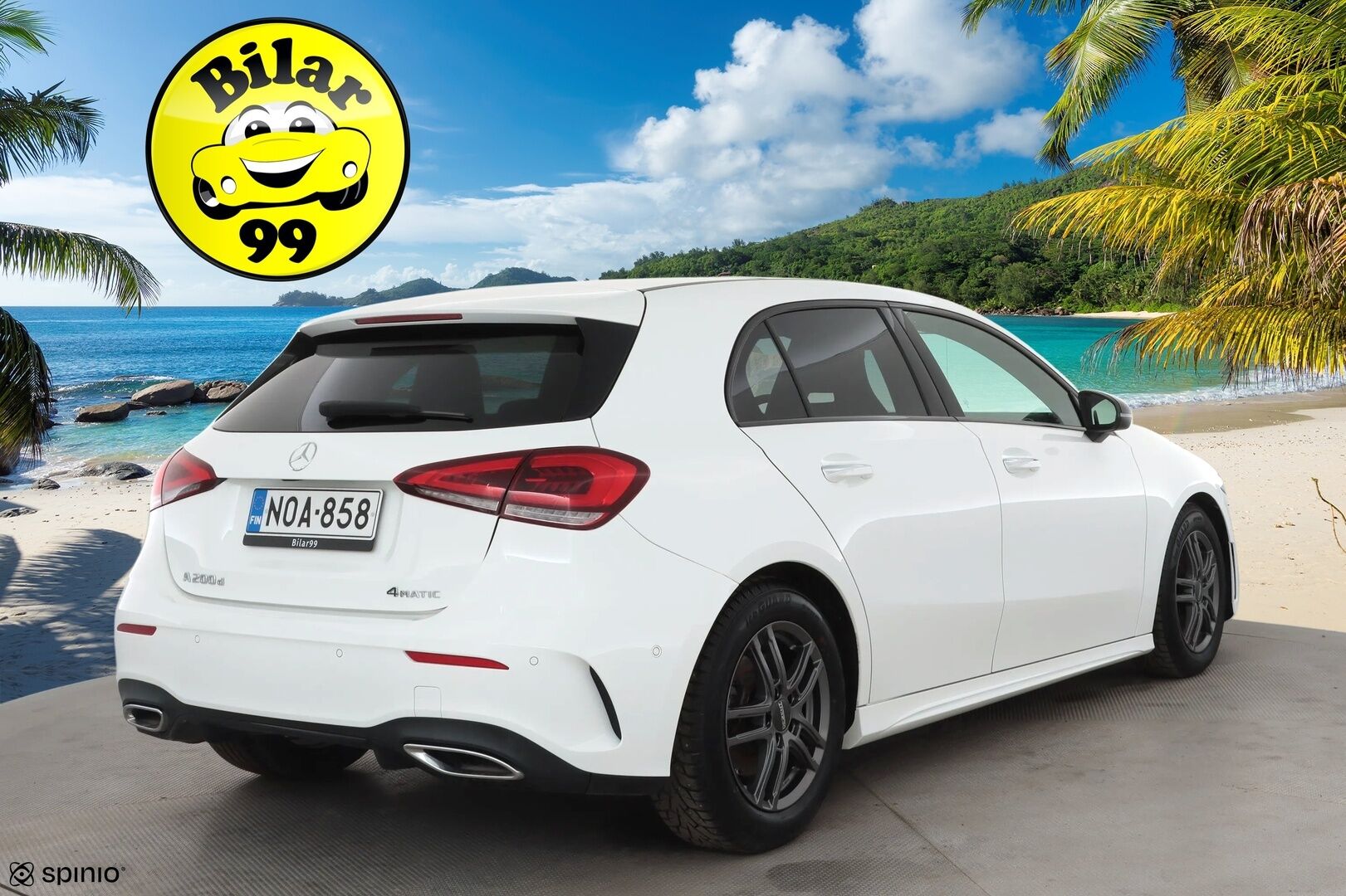 Mercedes-Benz A 2022 200 d 4MATIC A Business AMG * Webasto / Panorama / Muistipenkit / Multibeam / Koukkku / Keyless / P.kamera / Widescreen * - Kahdet renkaat aluvanteilla / Merkkihuollettu / Huippuvarusteet