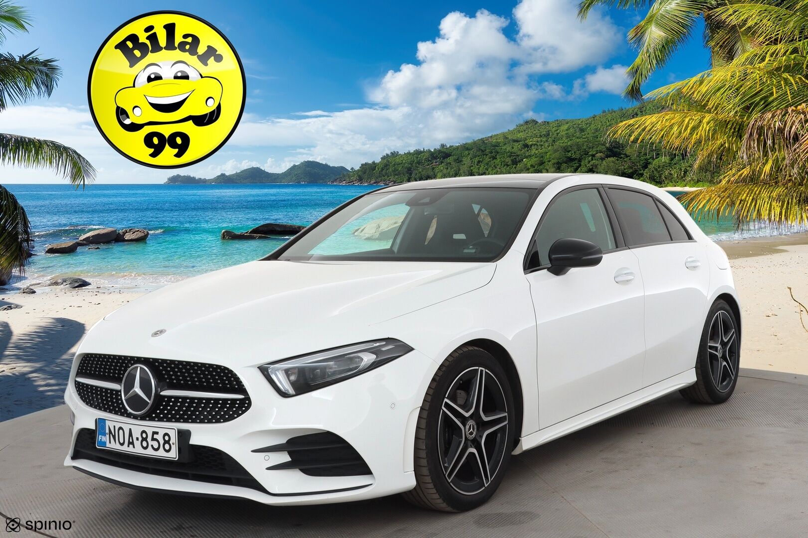 Mercedes-Benz A 2022 200 d 4MATIC A Business AMG * Webasto / Panorama / Muistipenkit / Multibeam / Koukkku / Keyless / P.kamera / Widescreen * - Kahdet renkaat aluvanteilla / Merkkihuollettu / Huippuvarusteet