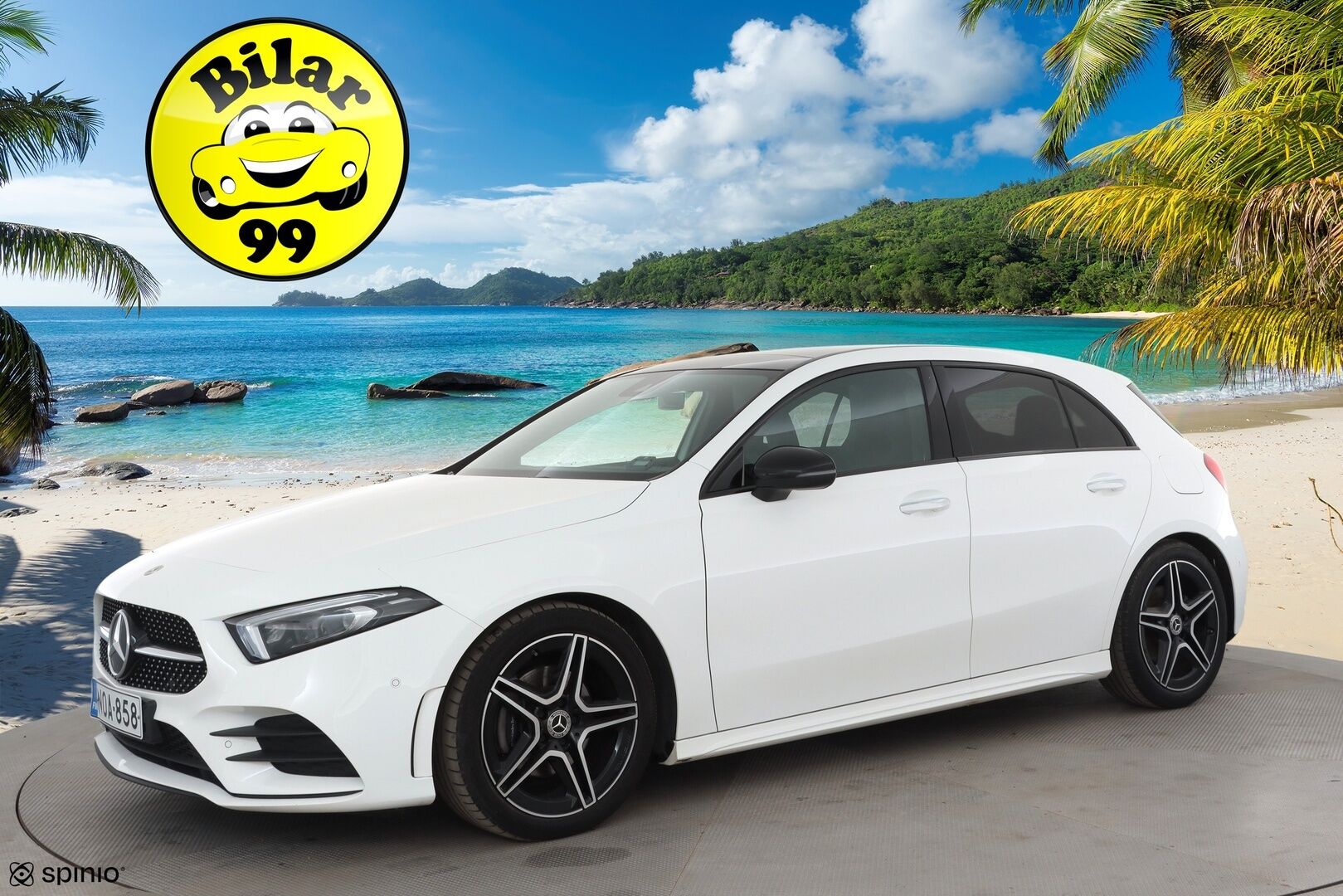 Mercedes-Benz A 2022 200 d 4MATIC A Business AMG * Webasto / Panorama / Muistipenkit / Multibeam / Koukkku / Keyless / P.kamera / Widescreen * - Kahdet renkaat aluvanteilla / Merkkihuollettu / Huippuvarusteet