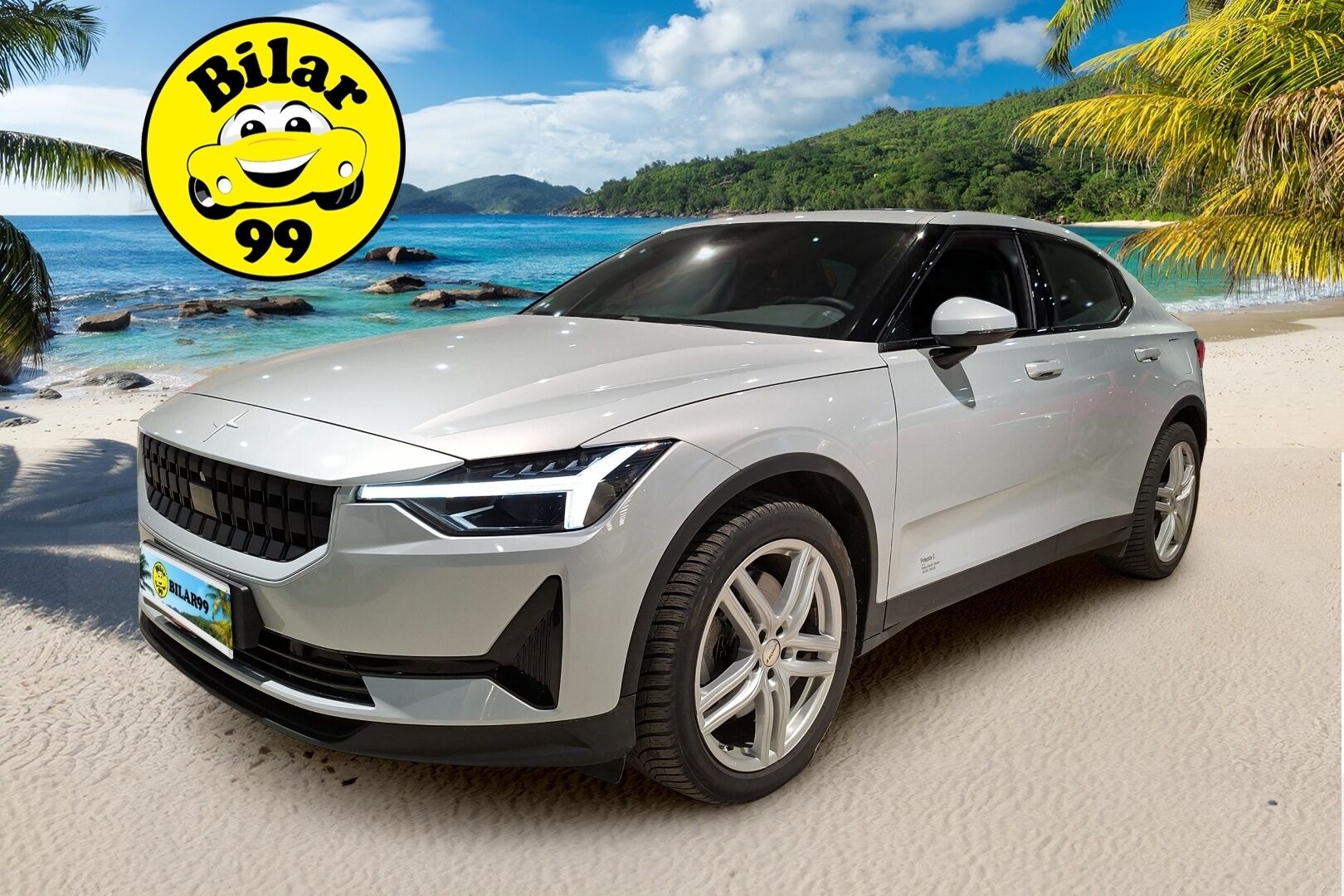 Polestar 2 2023 Long Range Dual Motor, 300kW, 78kWh / Vetokoukku / H/K / Panorama / Muistipenkki / Plus paketti - 2x renkaat vanteineen / Vetokoukku / - HULLUT AVAJAISHULINAT KORKOTARJOUS 3,29 %