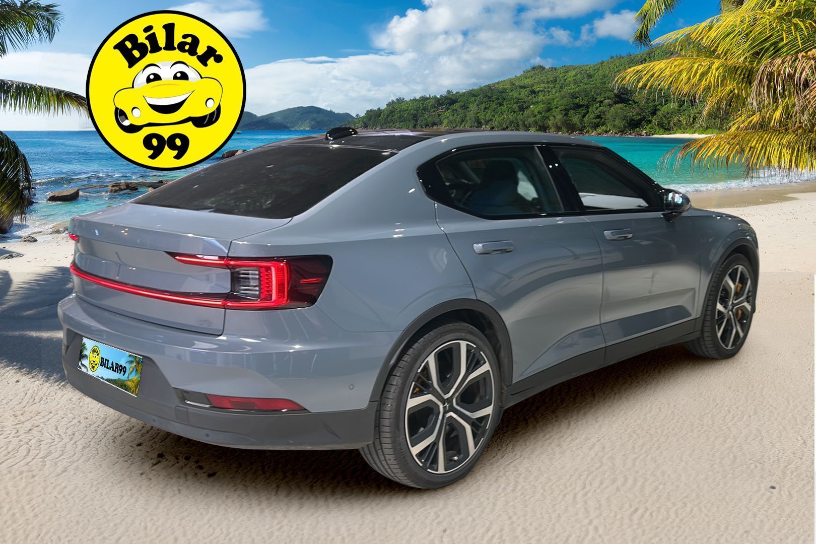 Polestar 2 2021 Long Range Dual Motor Performance, 300kW, 78kWh * Vetokoukku / Harman&Kardon / Lasikatto / Pixel LED / 360-Kamera - 2x Hyvät renkaat aluvantein / Upea väri / Juuri tullut!