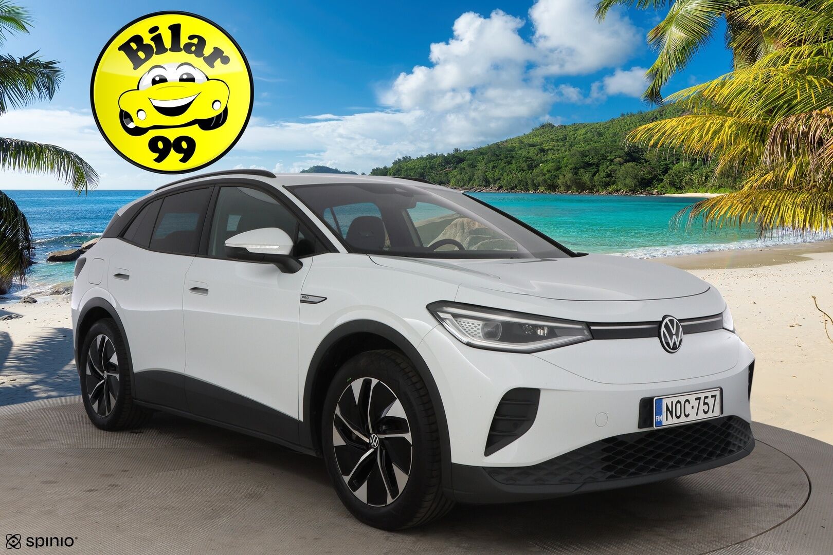 VOLKSWAGEN ID.4 2022 Pro Performance 150 kW, akku 77 kWh - SoH 94% / Adapt.Vakkari / Vetokoukku / iQ Matrix LED / 360-Kamera / Sähköluukku / Lämpöpumppu / 2x Renkaat aluvantein!