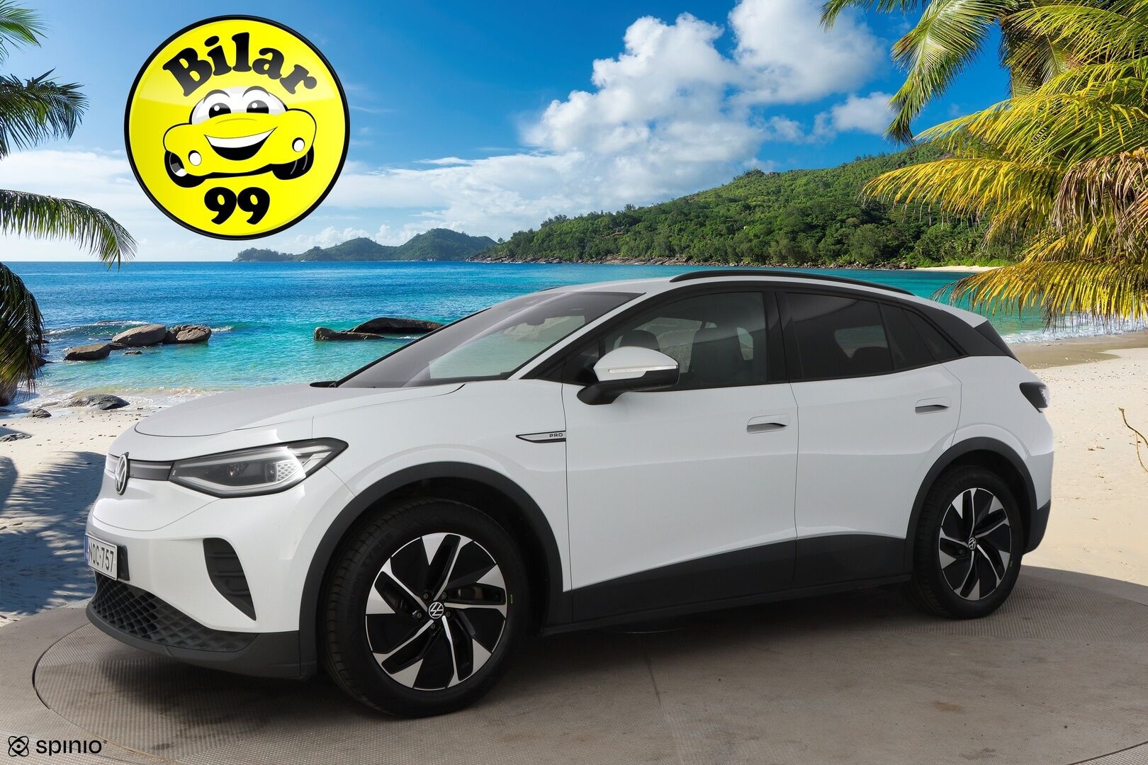 VOLKSWAGEN ID.4 2022 Pro Performance 150 kW, akku 77 kWh - SoH 94% / Adapt.Vakkari / Vetokoukku / iQ Matrix LED / 360-Kamera / Sähköluukku / Lämpöpumppu / 2x Renkaat aluvantein!