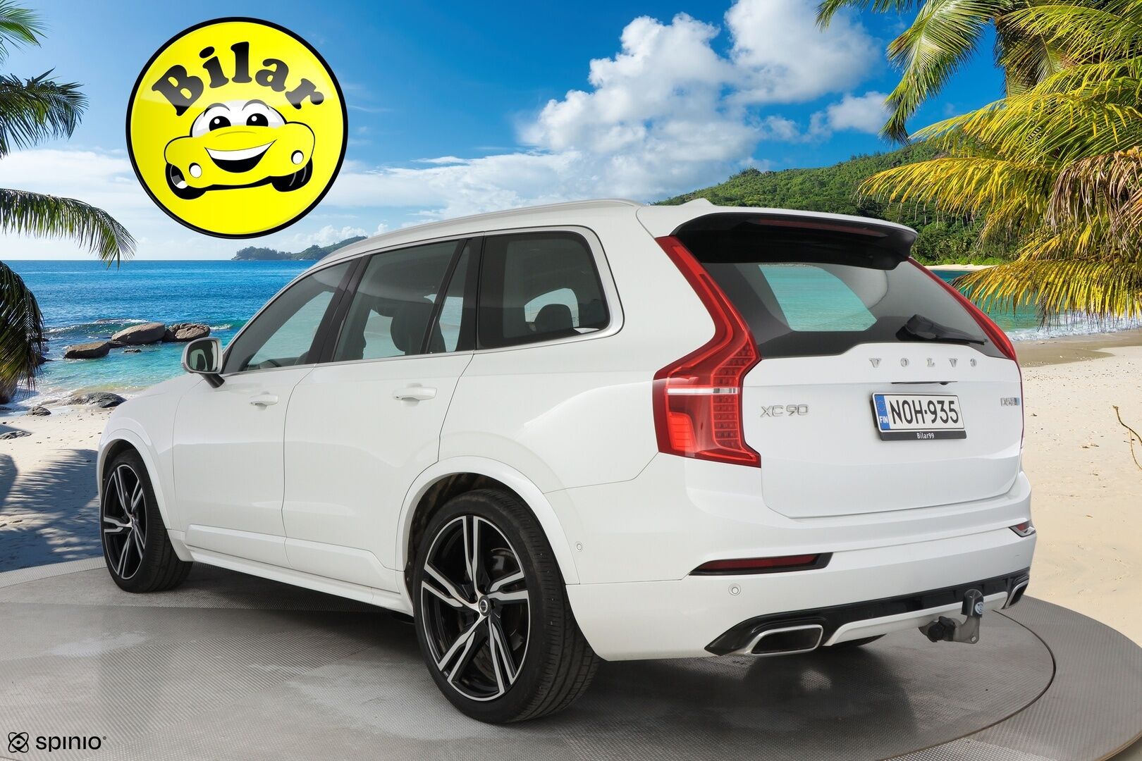 Volvo XC90 2016 D5 AWD R-Design aut 7P - Webasto | B&W | Koukku | ACC | HUD | Full LED | Nahkasisusta | 360-Kamera | Panorama | Ilma-Alusta | Muistipenkit | Polestar | Supervarusteltu!