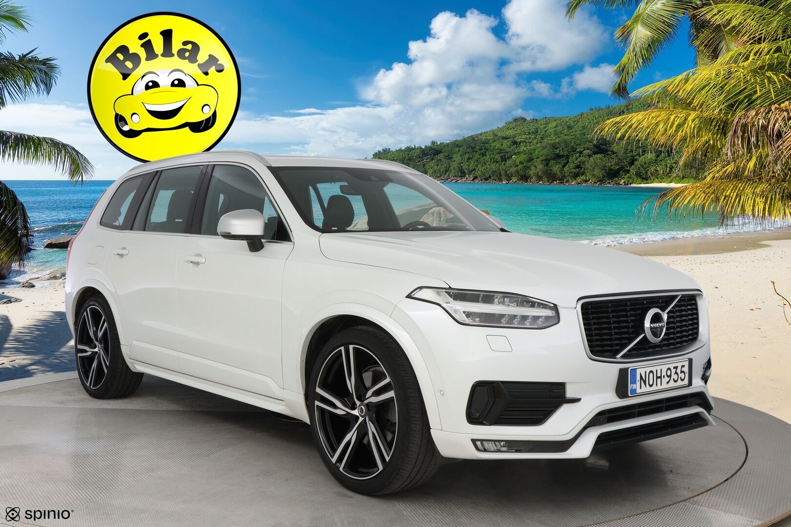Volvo XC90 2016 D5 AWD R-Design aut 7P - Webasto | B&W | Koukku | ACC | HUD | Full LED | Nahkasisusta | 360-Kamera | Panorama | Ilma-Alusta | Muistipenkit | Polestar | Supervarusteltu!