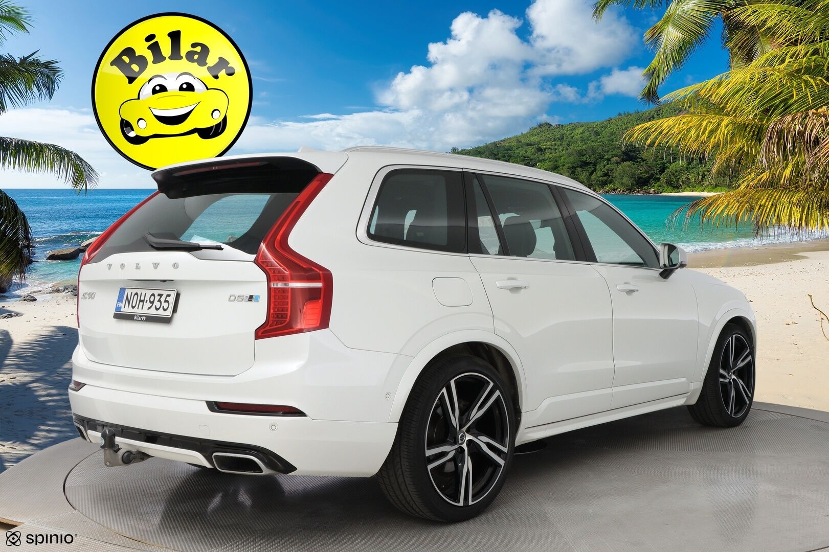 Volvo XC90 2016 D5 AWD R-Design aut 7P - Webasto | B&W | Koukku | ACC | HUD | Full LED | Nahkasisusta | 360-Kamera | Panorama | Ilma-Alusta | Muistipenkit | Polestar | Supervarusteltu!