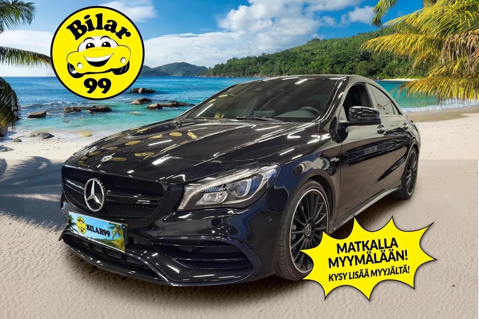 Mercedes-Benz CLA 45 AMG 2018 4MATIC * Panorama / Sporttiputkisto / Comand / Nahkaverhoilu / LED High Performance / Apple & Android * - HULLUT AVAJAISHULINAT KORKOTARJOUS 3,29 %