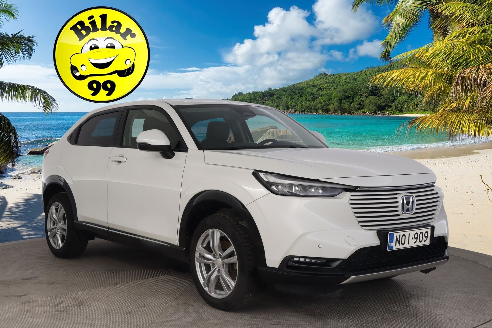 HONDA HR-V 2022 Hybrid Advance **ACC / Navi / LED / P.kamera / KeylessGo / Sähköluukku / Apple&Android / Puolinahat** - Kahdet renkaat aluvanteilla / Merkkihuollettu