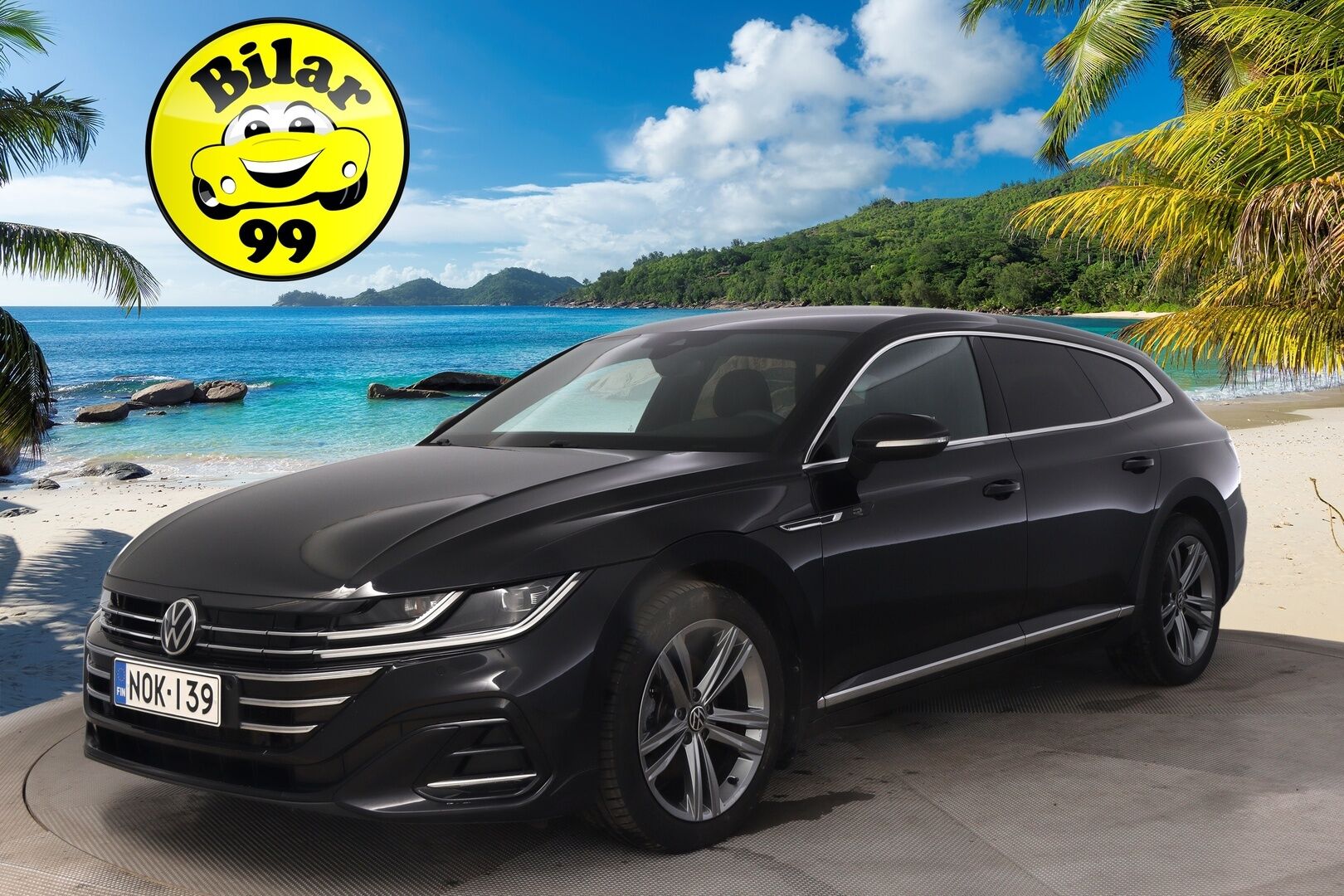 VOLKSWAGEN ARTEON 2022 Shooting Brake R-Line eHybrid 160 kW DSG * ACC / P.kamera / LED / Navi / KeylessGo / Webasto / Koukku * - Akku kuntotarkastettu / Kahdet renkaat aluvanteilla