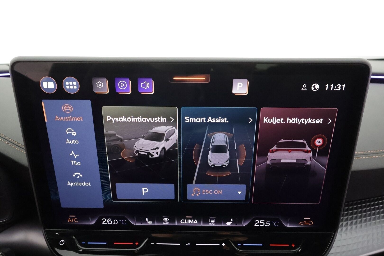 CUPRA FORMENTOR 2025 1.5 eTSI 110 kW MHEV DSG - | ACC | P.Kamera | LED | Puolinahat | Kaistavahti | Apple&Android | Keyless | Kahdet renkaat aluvanteilla | Merkkihuollot | ALV