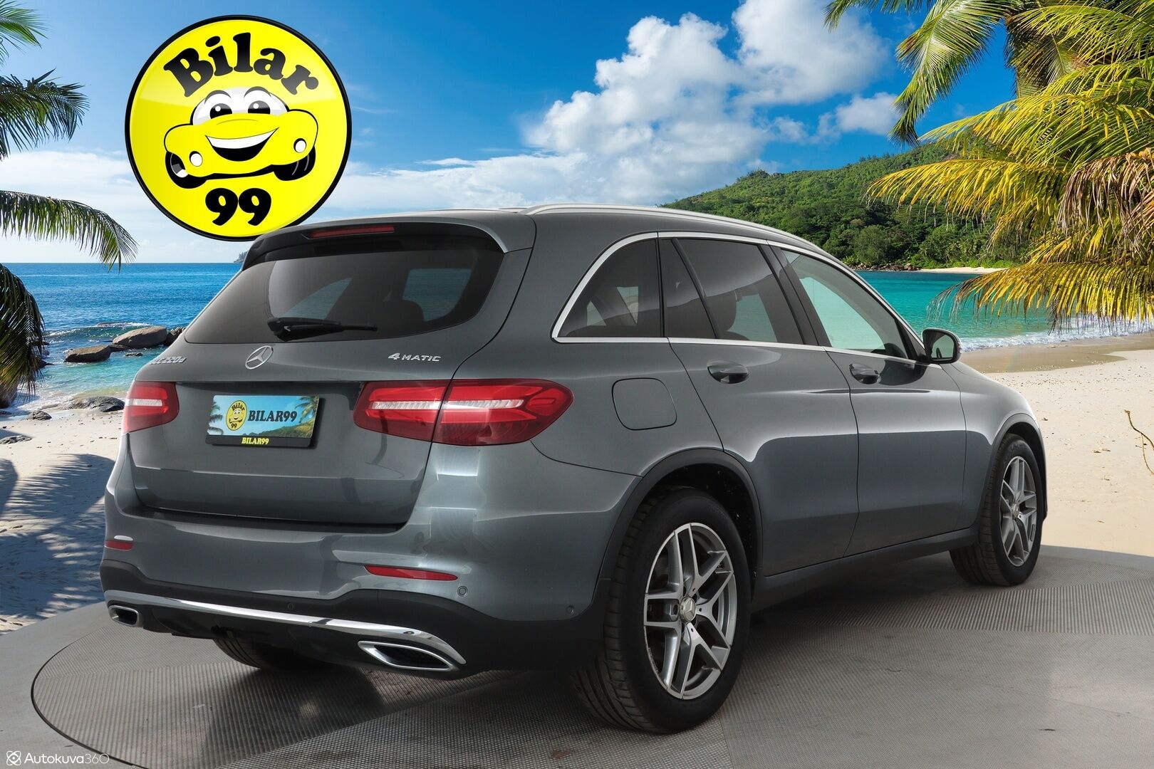 MERCEDES-BENZ GLC 2016 220 d 4MATIC T 9G-Tronic **AMG-ulkopaketti / ILS LED / Vetokoukku / Hifit / Sporttipenkit / Vakkari / P.tutkat / Vaalea nahkasisusta** - 3,99 % KORKOTARJOUS TÄHÄN AUTOON - Alkuperäinen alle taittuva vetokoukku! 