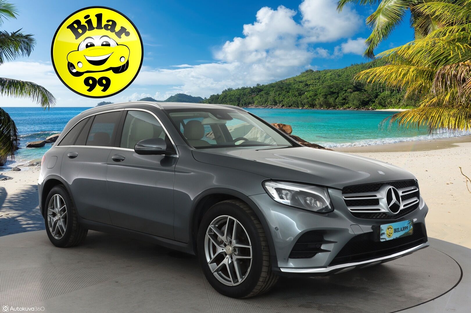 MERCEDES-BENZ GLC 2016 220 d 4MATIC T 9G-Tronic **AMG-ulkopaketti / ILS LED / Vetokoukku / Hifit / Sporttipenkit / Vakkari / P.tutkat / Vaalea nahkasisusta** - 3,99 % KORKOTARJOUS TÄHÄN AUTOON - Alkuperäinen alle taittuva vetokoukku! 