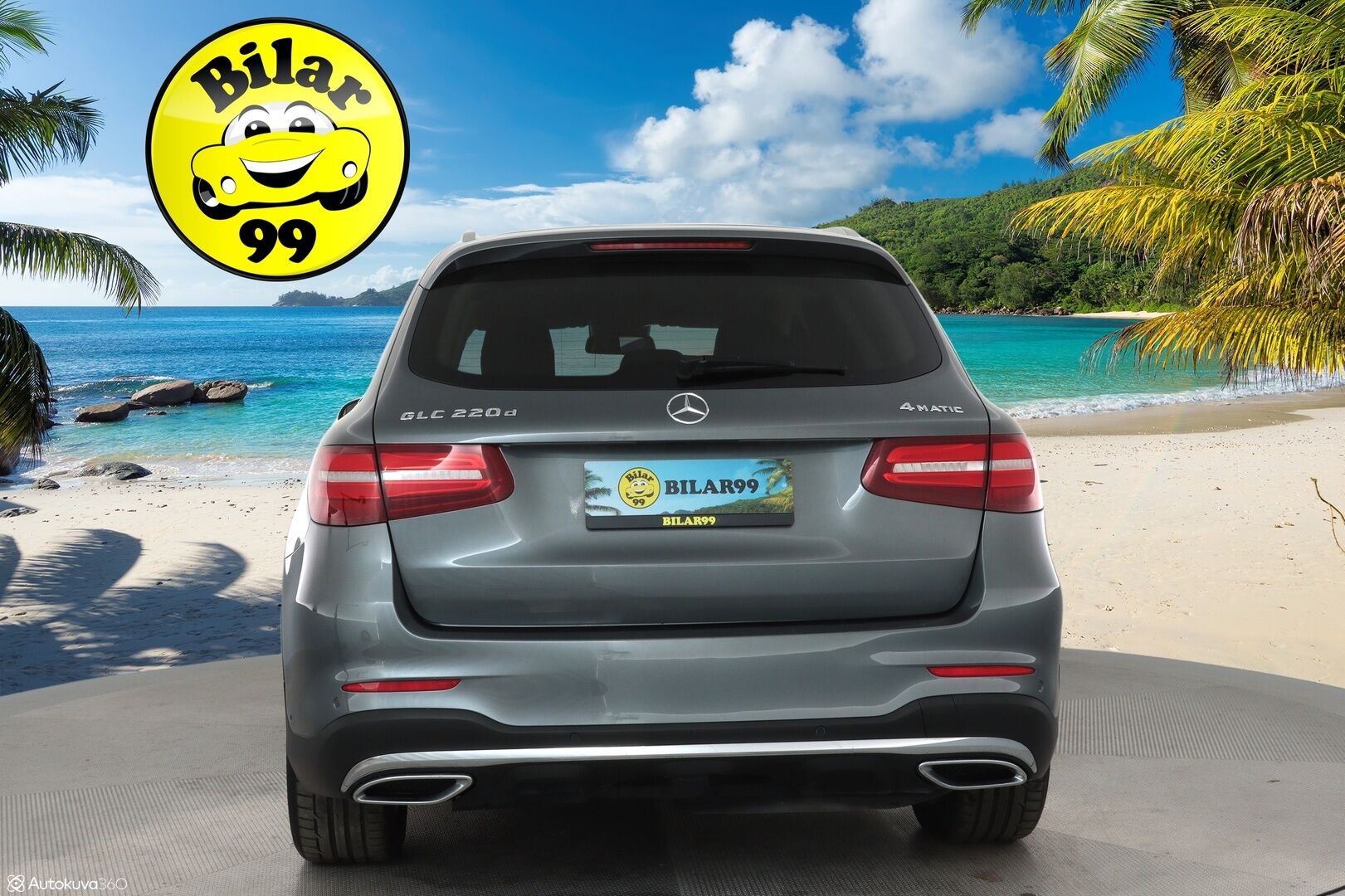 MERCEDES-BENZ GLC 2016 220 d 4MATIC T 9G-Tronic **AMG-ulkopaketti / ILS LED / Vetokoukku / Hifit / Sporttipenkit / Vakkari / P.tutkat / Vaalea nahkasisusta** - 3,99 % KORKOTARJOUS TÄHÄN AUTOON - Alkuperäinen alle taittuva vetokoukku! 