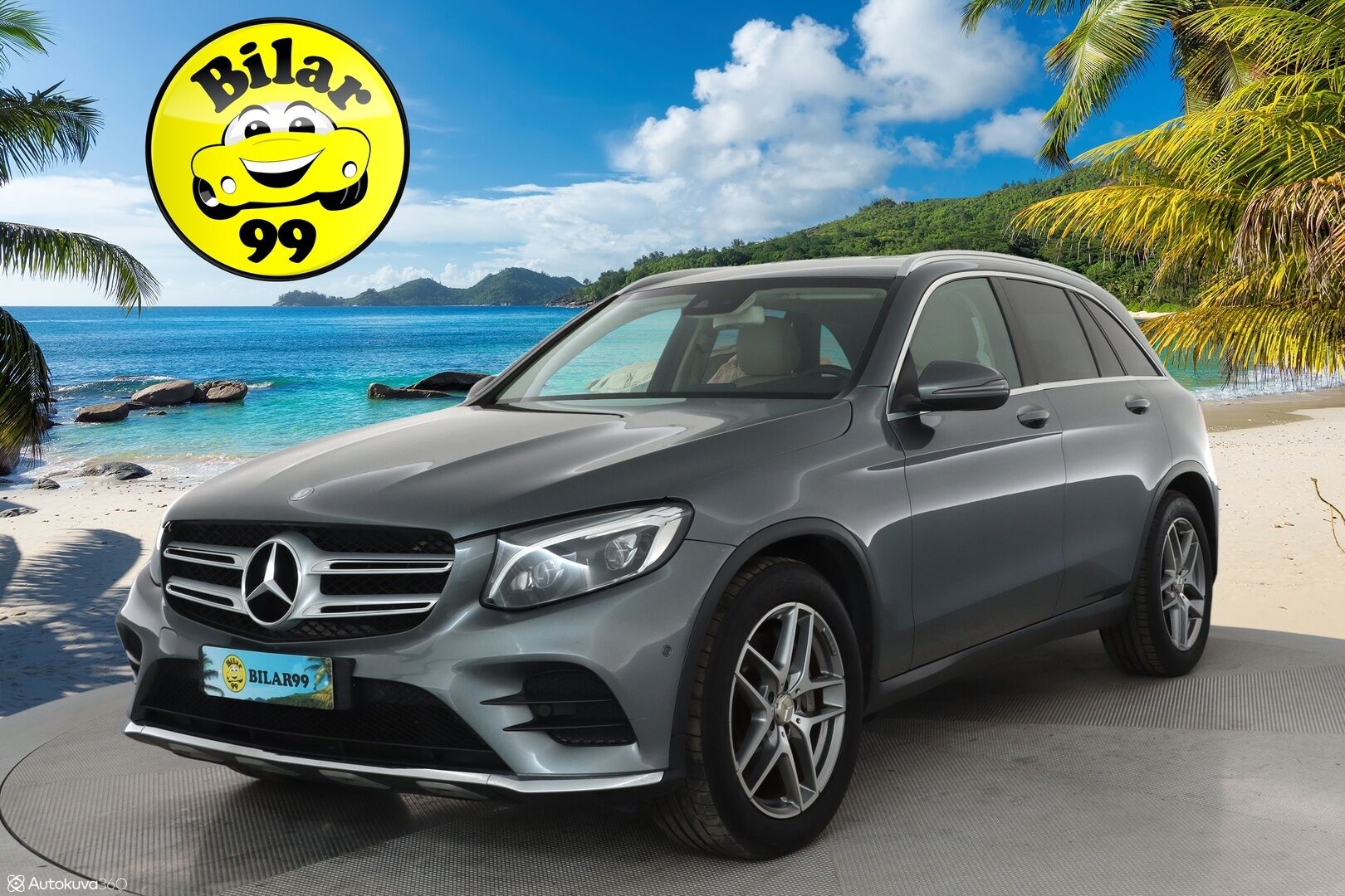 MERCEDES-BENZ GLC 2016 220 d 4MATIC T 9G-Tronic **AMG-ulkopaketti / ILS LED / Vetokoukku / Hifit / Sporttipenkit / Vakkari / P.tutkat / Vaalea nahkasisusta** - 3,99 % KORKOTARJOUS TÄHÄN AUTOON - Alkuperäinen alle taittuva vetokoukku! 