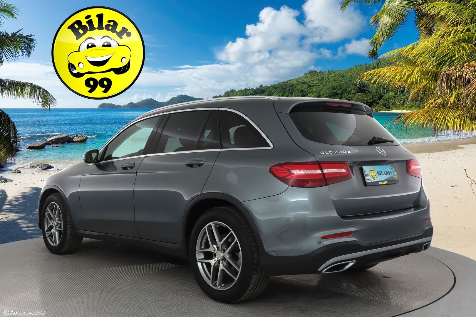MERCEDES-BENZ GLC 2016 220 d 4MATIC T 9G-Tronic **AMG-ulkopaketti / ILS LED / Vetokoukku / Hifit / Sporttipenkit / Vakkari / P.tutkat / Vaalea nahkasisusta** - 3,99 % KORKOTARJOUS TÄHÄN AUTOON - Alkuperäinen alle taittuva vetokoukku! 