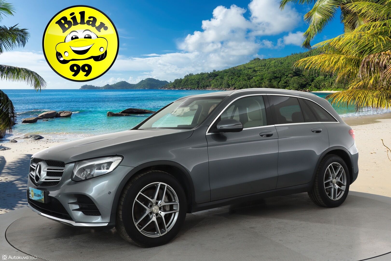 MERCEDES-BENZ GLC 2016 220 d 4MATIC T 9G-Tronic **AMG-ulkopaketti / ILS LED / Vetokoukku / Hifit / Sporttipenkit / Vakkari / P.tutkat / Vaalea nahkasisusta** - 3,99 % KORKOTARJOUS TÄHÄN AUTOON - Alkuperäinen alle taittuva vetokoukku! 