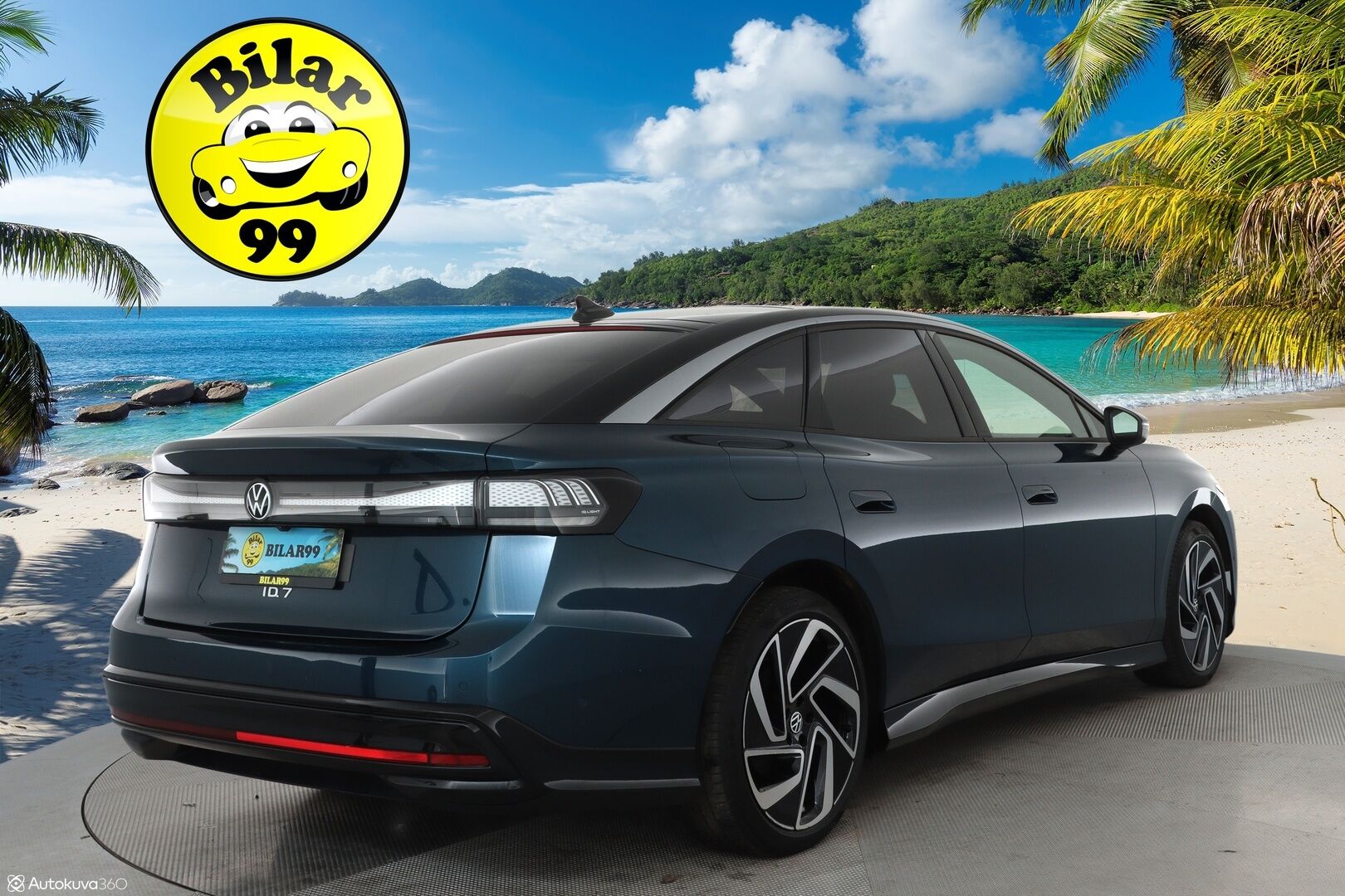 VOLKSWAGEN ID.7 2024 Pro Business 210kW **HUD / HarmanKardon / Ilmastoidut&Hierovat muistipenkit / IQ Matrix LED / Lasikatto / Koukku / 360 Kamera** - 3,99 % KORKOTARJOUS TÄHÄN AUTOON - Akku kuntotarkastettu