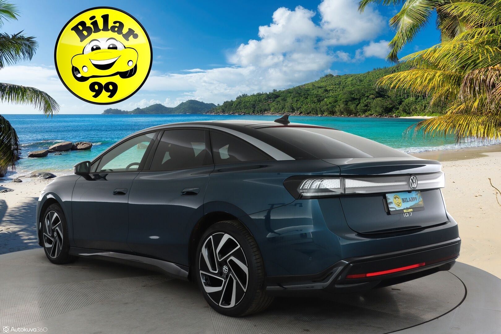 VOLKSWAGEN ID.7 2024 Pro Business 210kW **HUD / HarmanKardon / Ilmastoidut&Hierovat muistipenkit / IQ Matrix LED / Lasikatto / Koukku / 360 Kamera** - 3,99 % KORKOTARJOUS TÄHÄN AUTOON - Akku kuntotarkastettu
