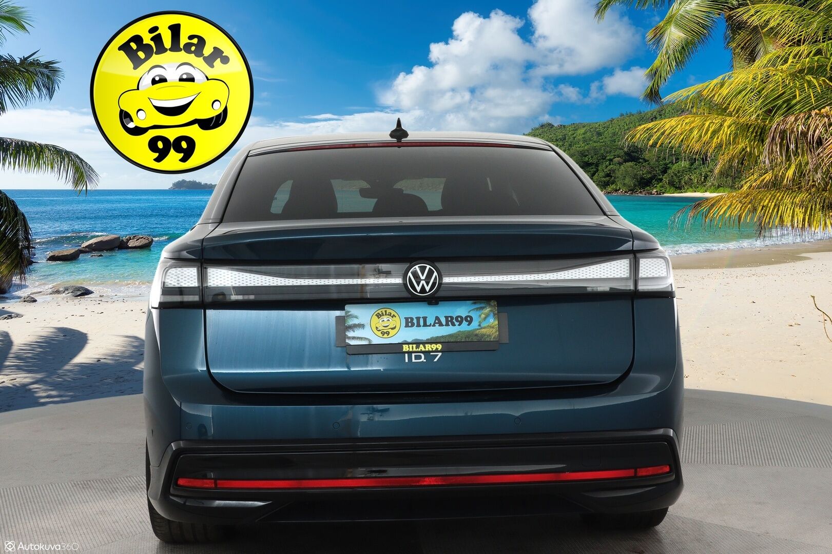 VOLKSWAGEN ID.7 2024 Pro Business 210kW **HUD / HarmanKardon / Ilmastoidut&Hierovat muistipenkit / IQ Matrix LED / Lasikatto / Koukku / 360 Kamera** - 3,99 % KORKOTARJOUS TÄHÄN AUTOON - Akku kuntotarkastettu