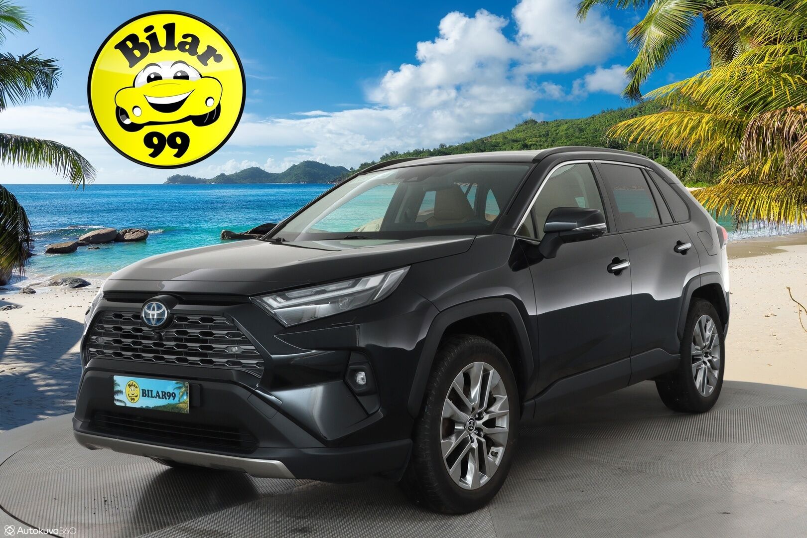TOYOTA RAV4 2022 Hybrid 2,5 AWD-i Premium **Facelift / Ilmastoidut nahat / JBL / Adapt. vakkari / 360 Kamera / Keyless / Apple&Android** - 3,99 % KORKOTARJOUS TÄHÄN AUTOON - 