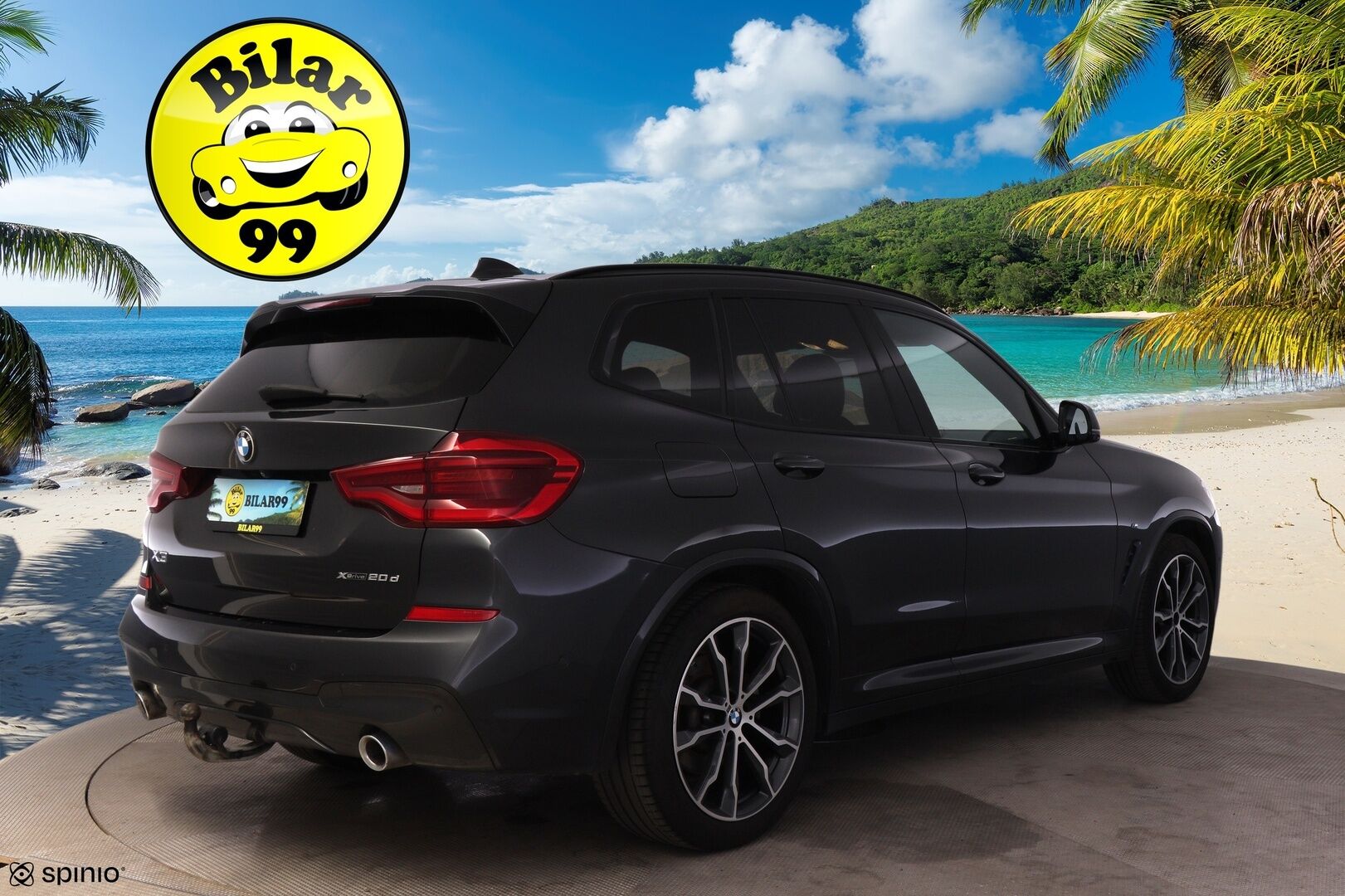 BMW X3 2020 xDrive20d M-Sport **Adapt.vakkari / HUD / Webasto / Koukku / Prof.Navi / 360 Kamera / ComfortAccess / Apple&Android** - 3,99% KORKOTARJOUS TÄHÄN AUTOON 21.9. ASTI - Supervarusteilla! / Facelift / 2x vanteet 